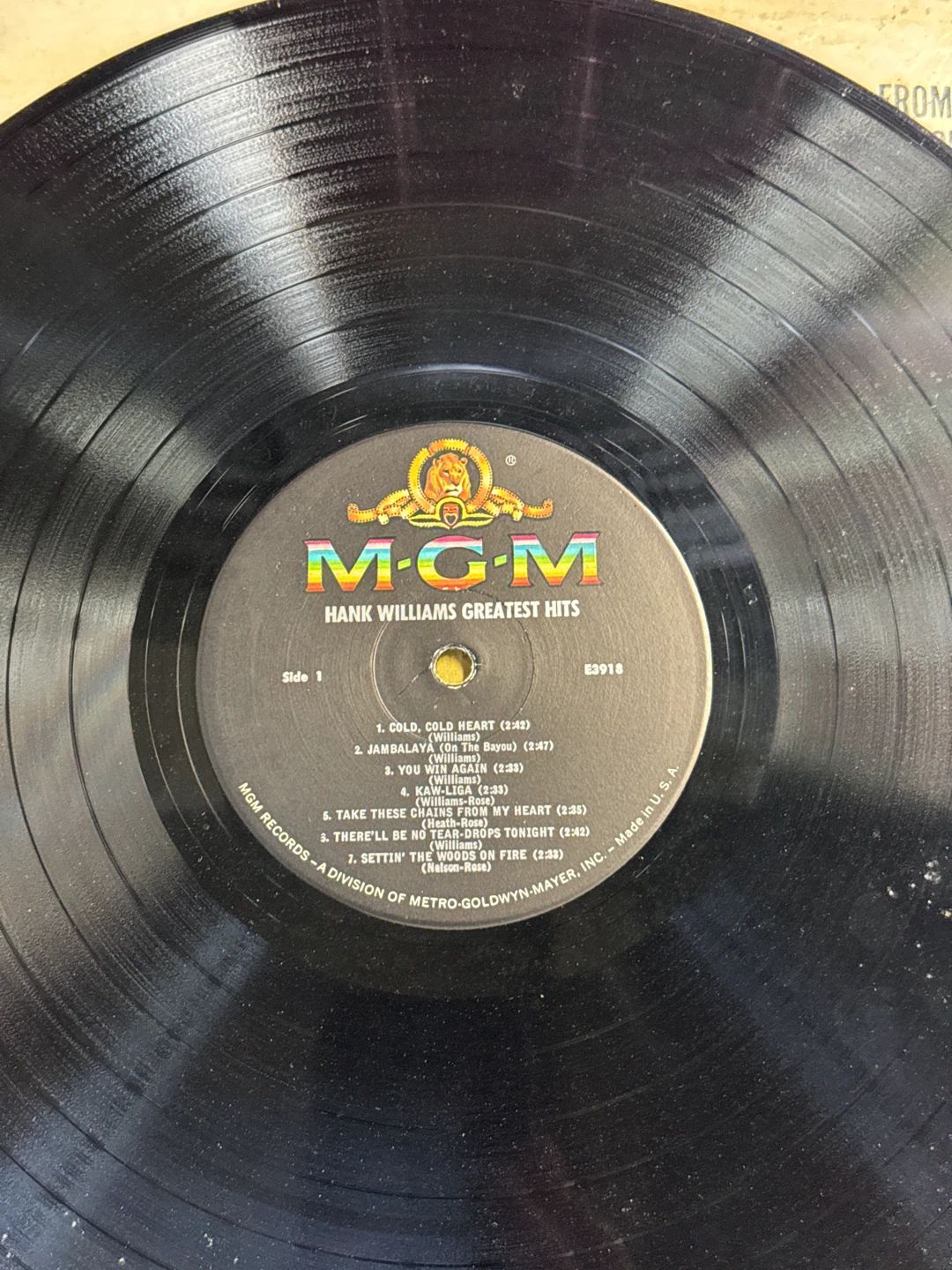 Hank Williams – Greatest Hits (1961, MGM Records)