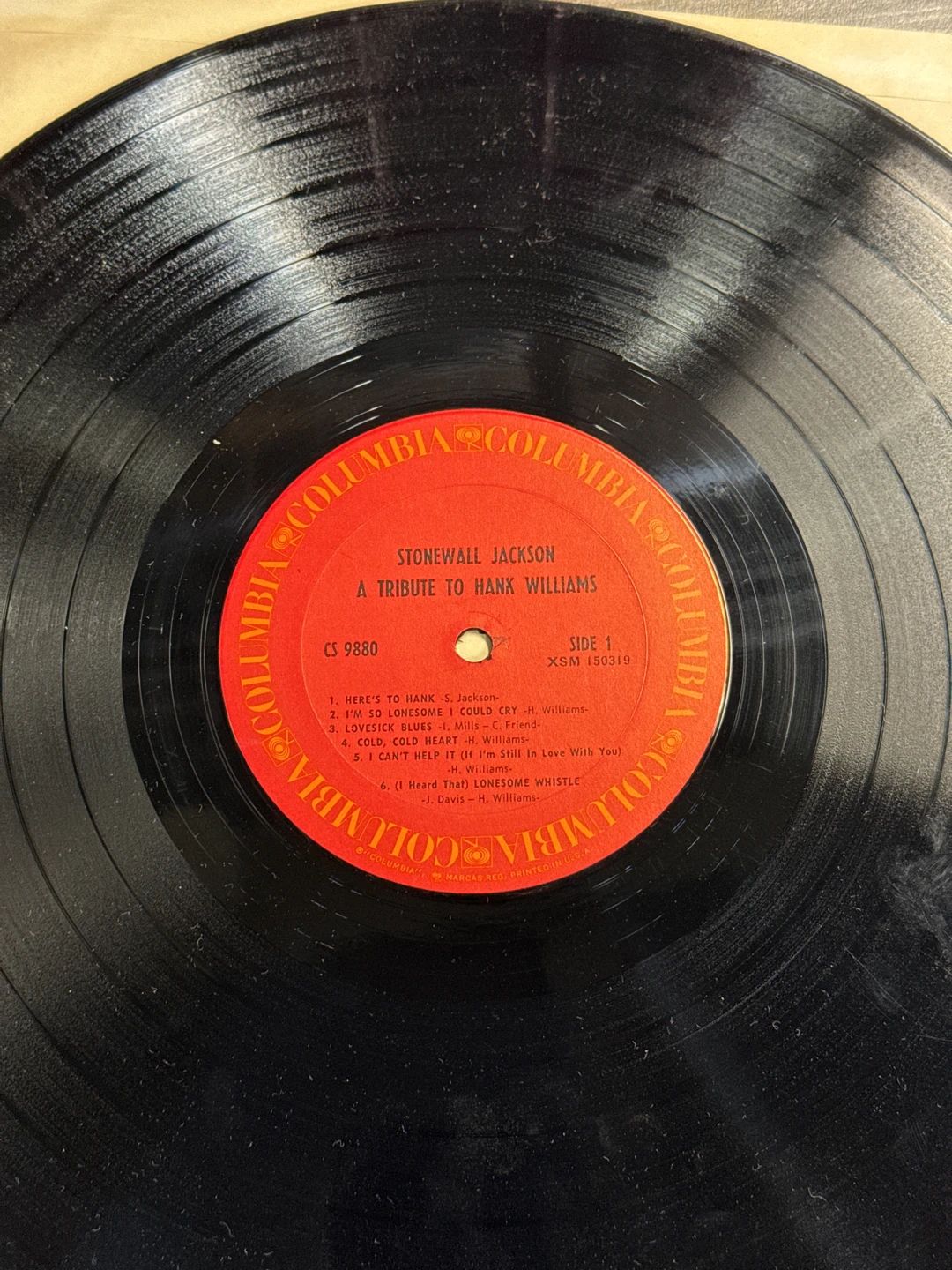 Stonewall Jackson – A Tribute To Hank Williams (1969, Columbia)