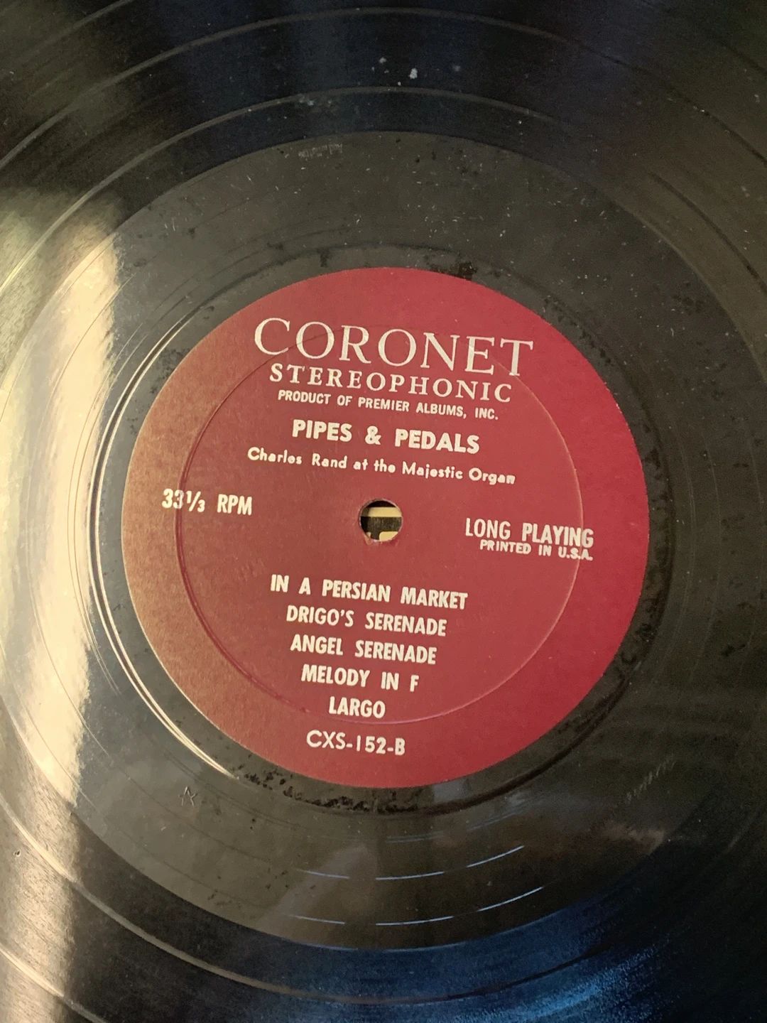 Charles Rand – Pipes & Pedals (1961, Coronet Records)
