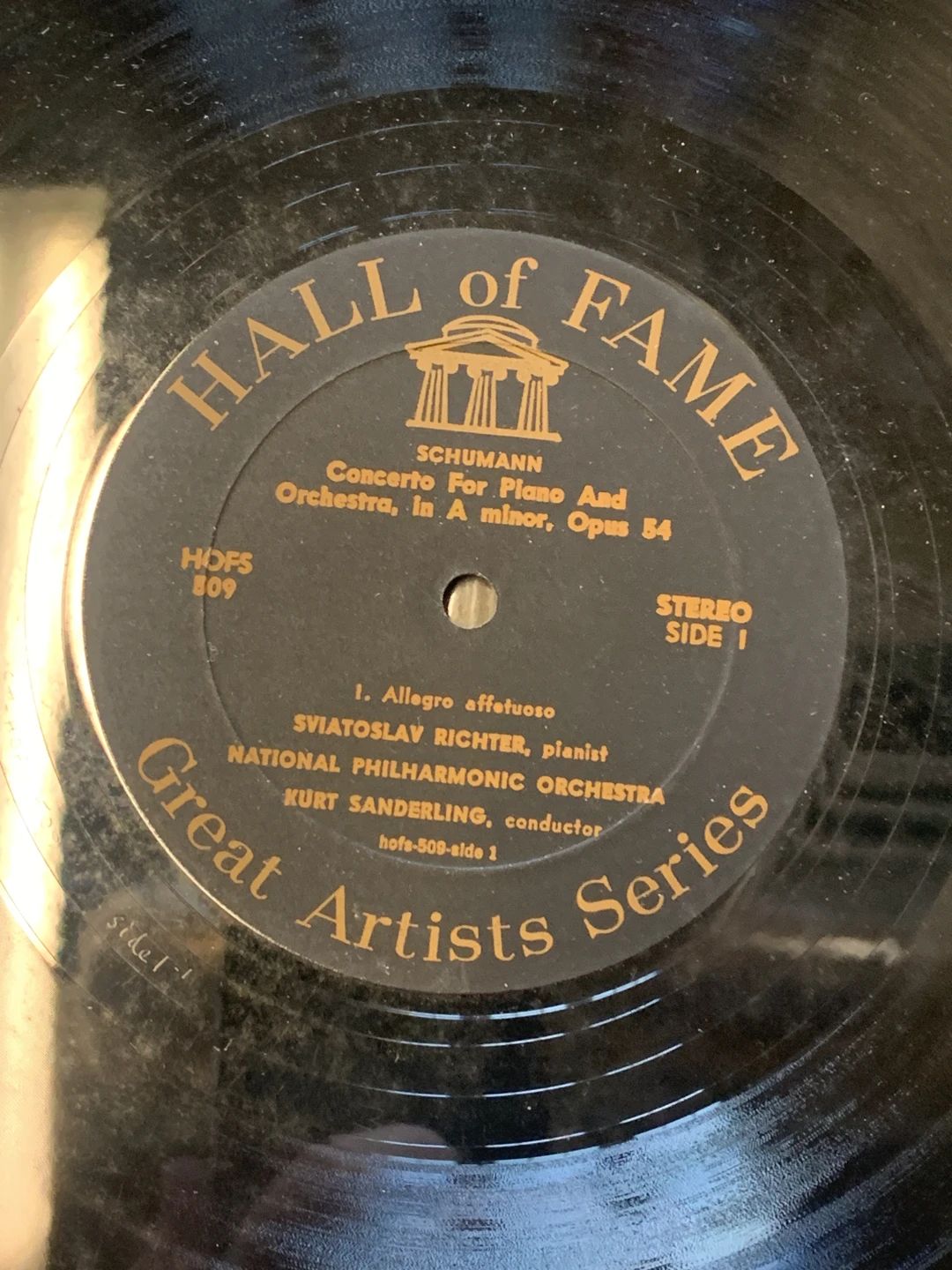 Robert Schumann|National Philharmonic Orchestra|Kurt Sanderling|Sviatoslav Richter – Concerto For Piano And Orchestra, In A Minor, Opus 54 (Hall Of Fame (3))