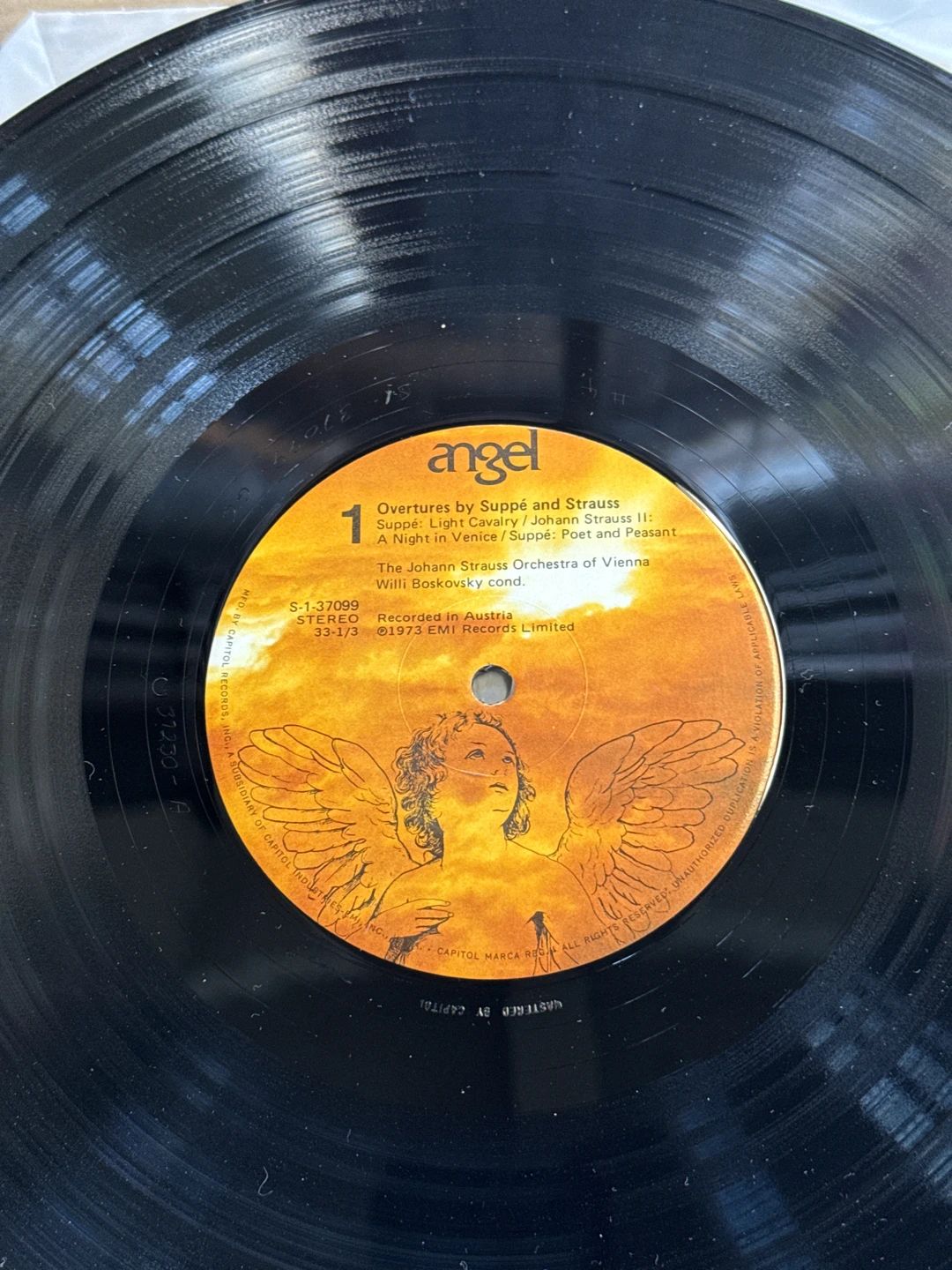 Franz von SuppÃ©|Johann Strauss Jr.|Wiener Johann Strauss Orchestra|Willi Boskovsky – Overtures By Suppe & Strauss (Angel Records)