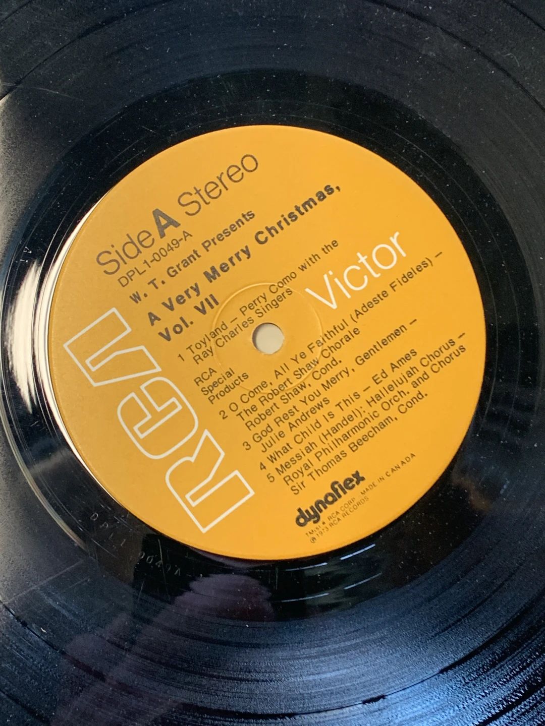Various – A Very Merry Christmas - Volume VII (1973, RCA Special Products)