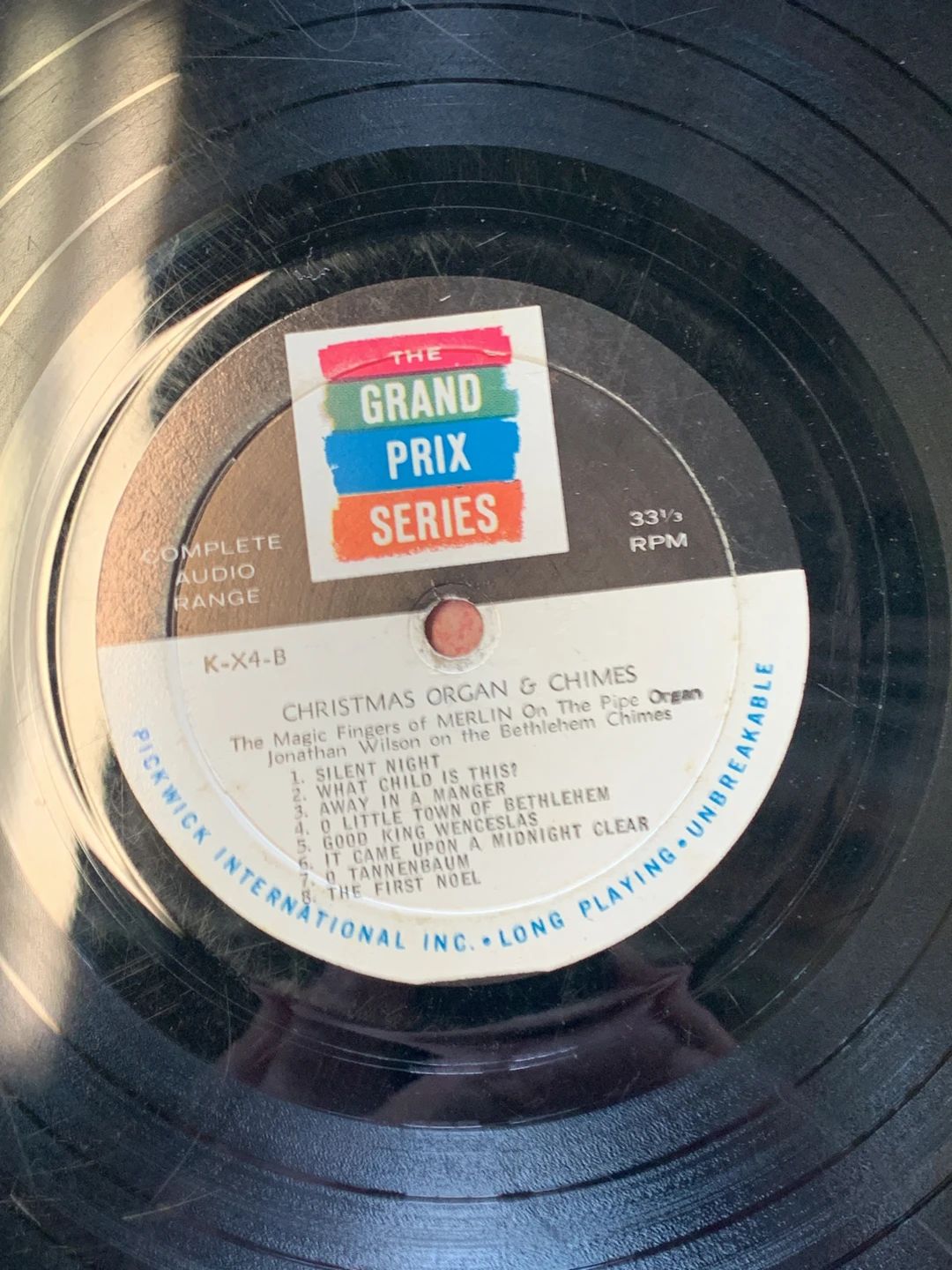 Magic Fingers Of Merlin|Jonathan Wilson (3), The – Christmas Organ & Chimes (1962, Grand Prix Series)