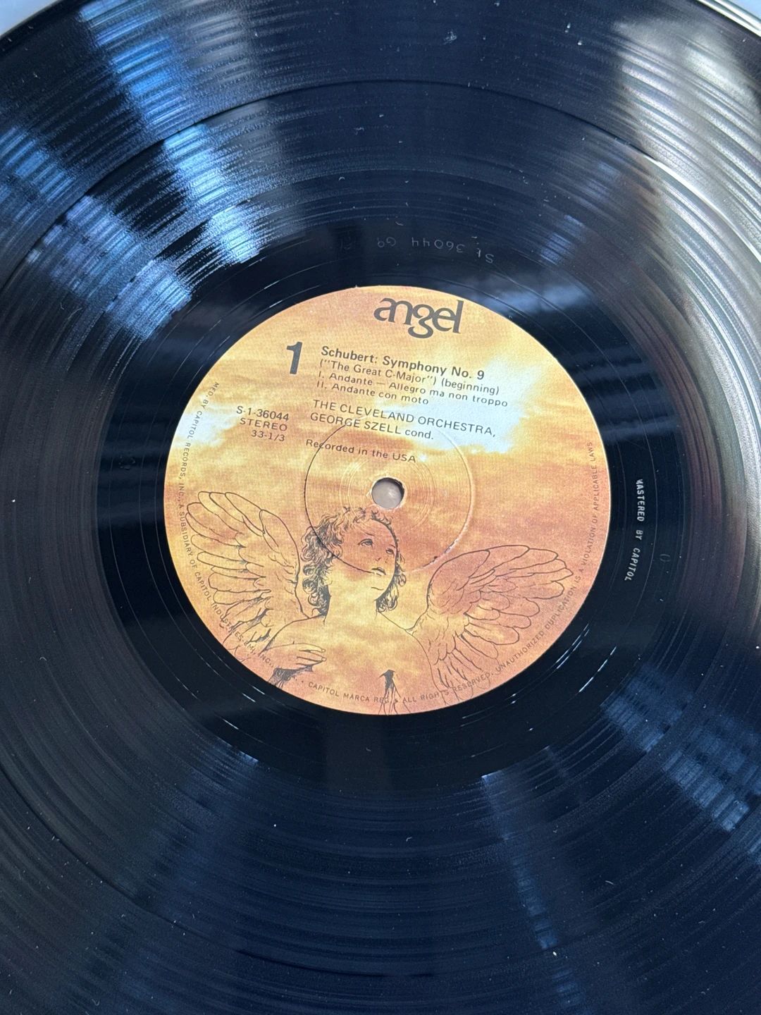 Franz Schubert|George Szell|The Cleveland Orchestra – Symphony No. 9 "The Great C-Major" (1975, Angel Records)