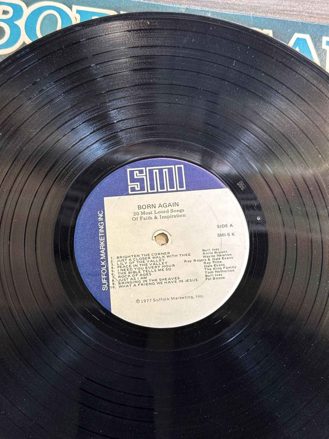 Various – Born Again - 20 Most Loved Songs Of Faith & Inspiration (1977, Suffolk Marketing, Inc.)