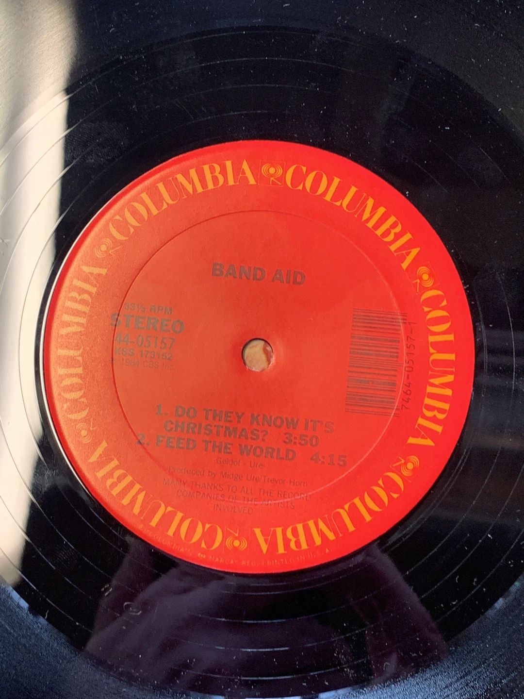 Band Aid – Do They Know It's Christmas? (1984, Columbia)