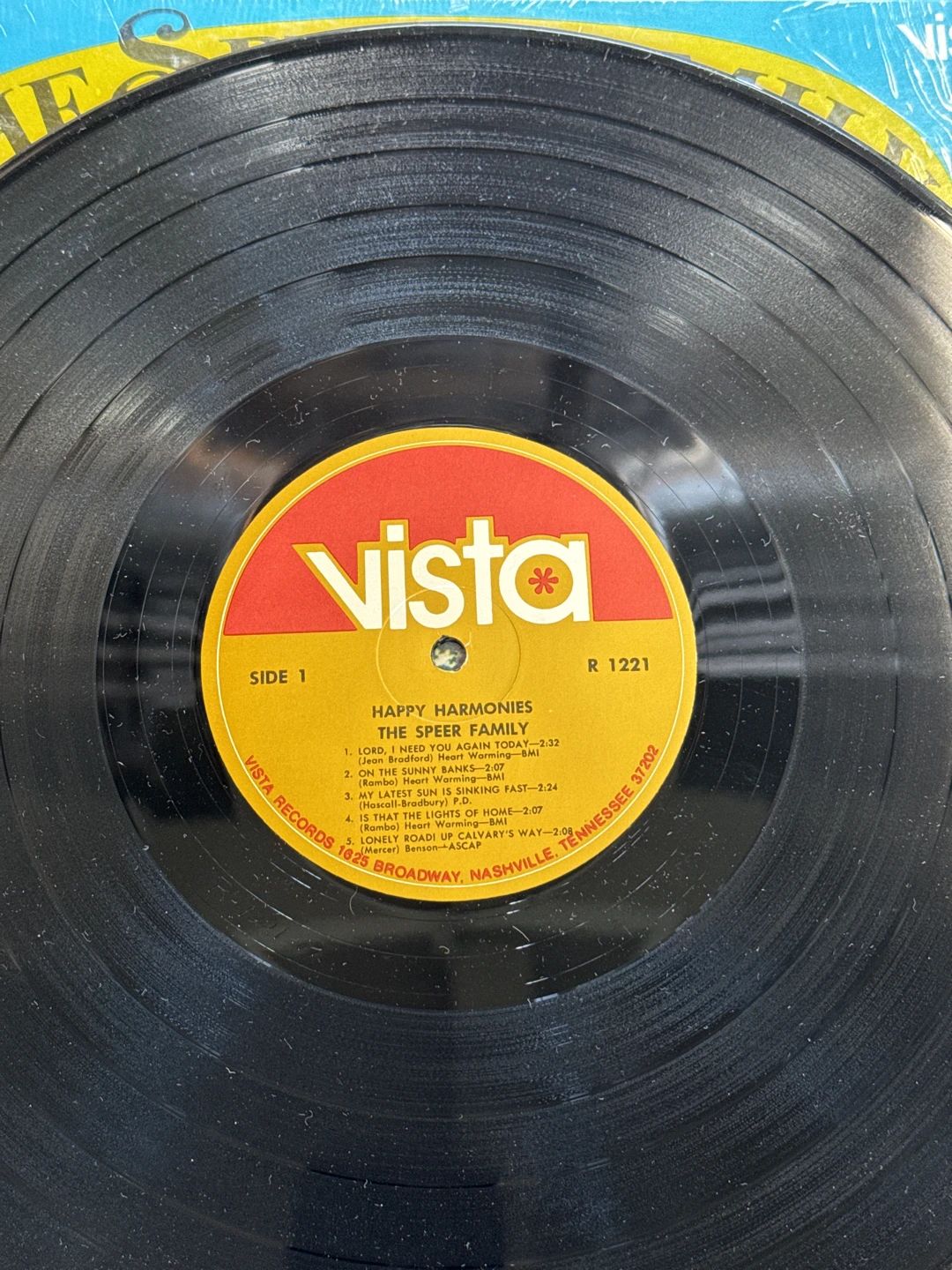Speer Family, The – Happy Harmonies (1970, Vista (7))