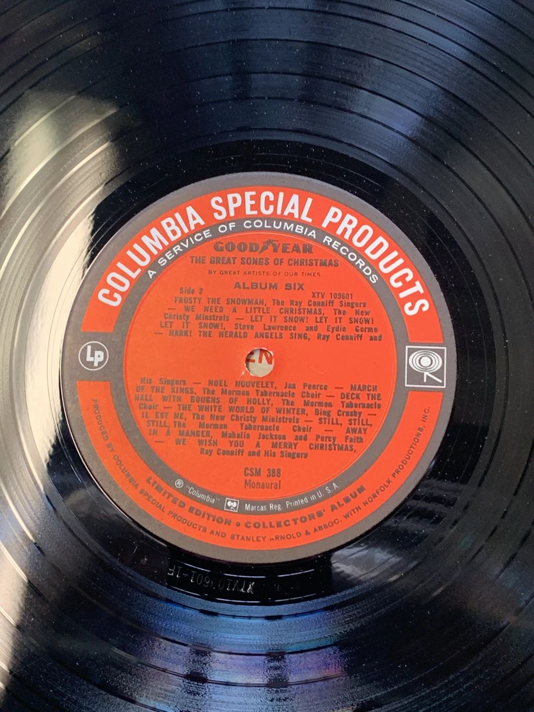 Various – The Great Songs Of Christmas (By Great Artists Of Our Time), Album Six (1966, Columbia Special Products)