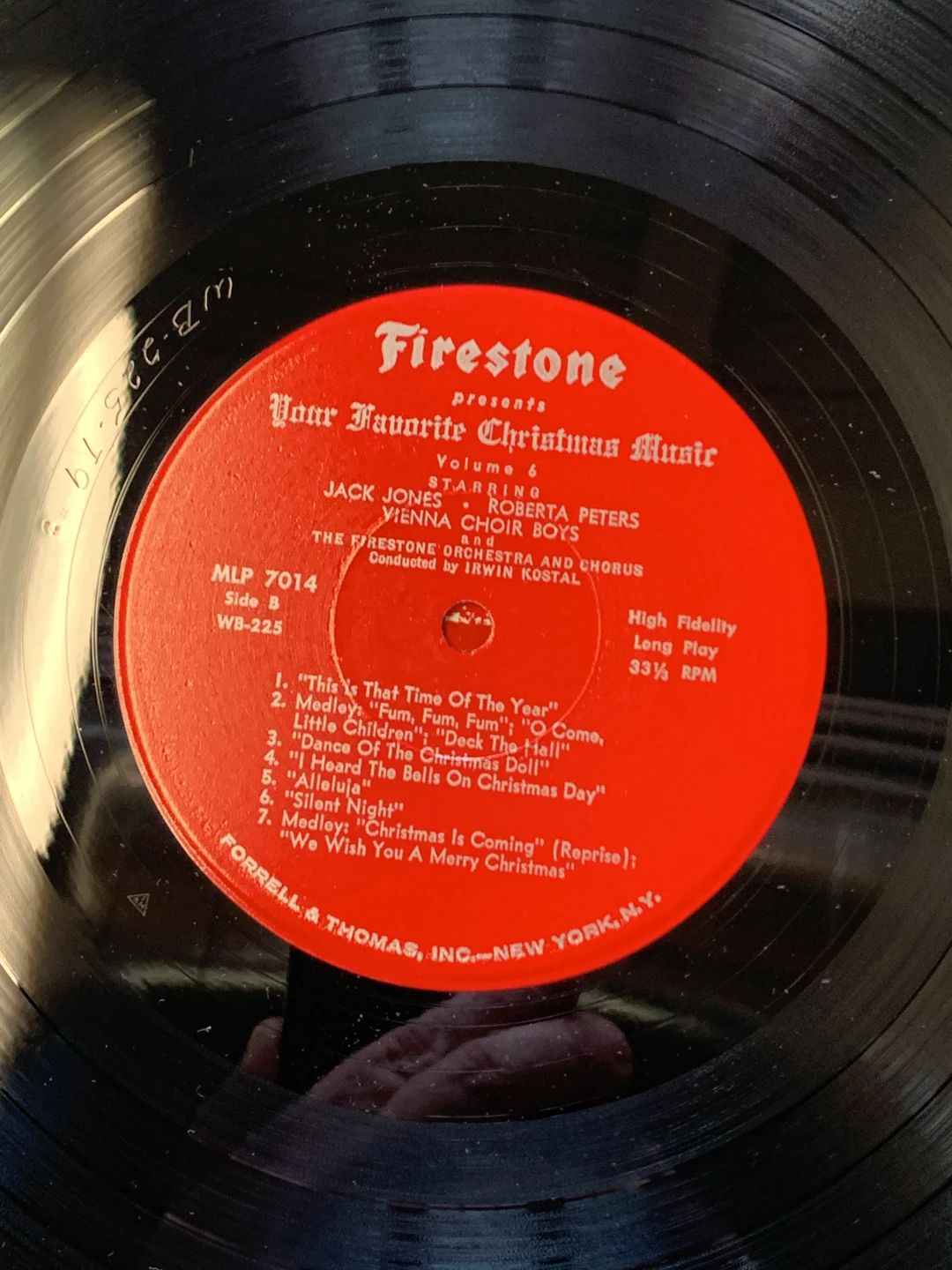 Various – Firestone Presents Your Favorite Christmas Music Volume 4 (1965, Forrell & Thomas, Inc.)