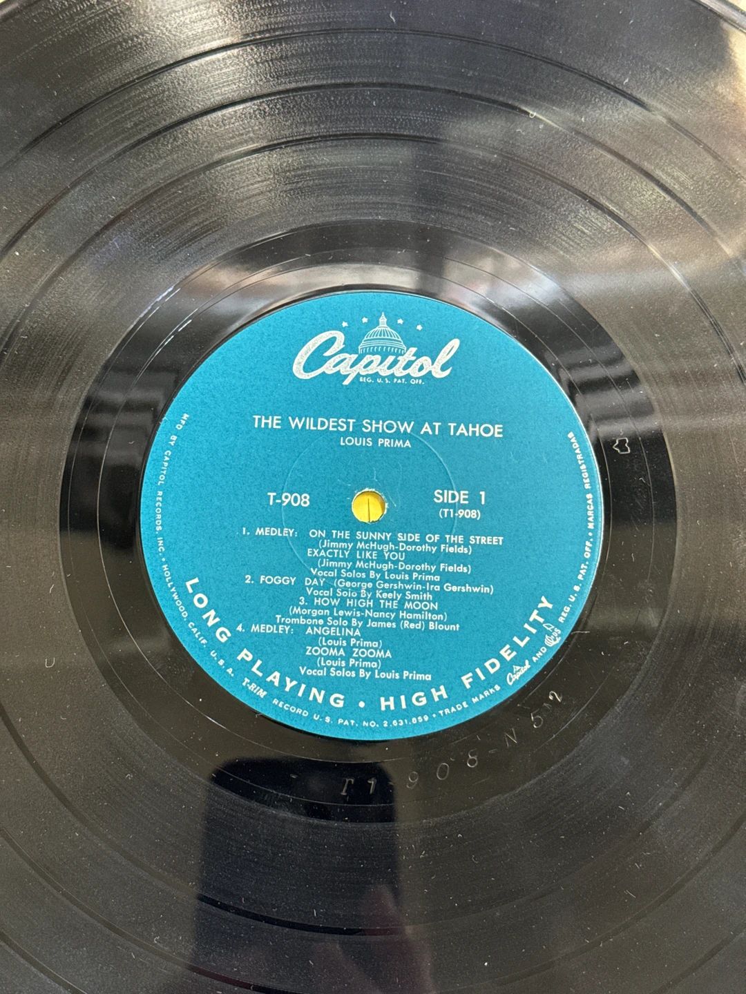 Louis Prima & Keely Smith|Sam Butera And The Witnesses – The Wildest Show At Tahoe (1957, Capitol Records)