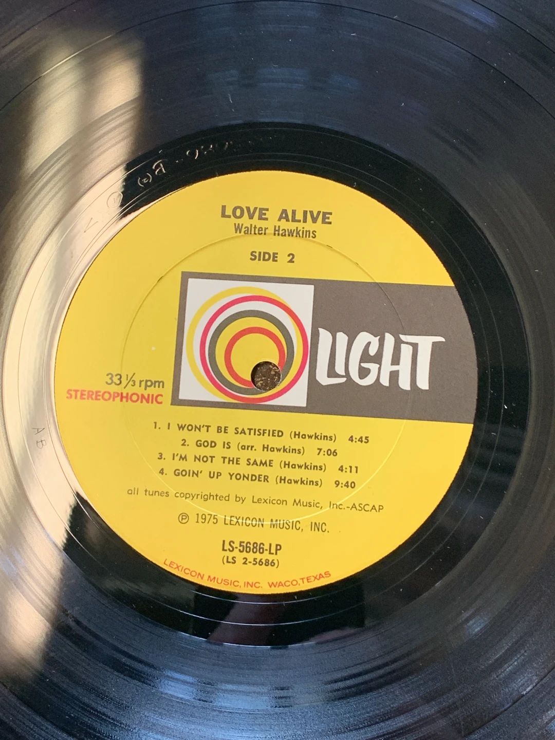 Walter Hawkins|The Love Center Choir – Love Alive (1975, Light Records)