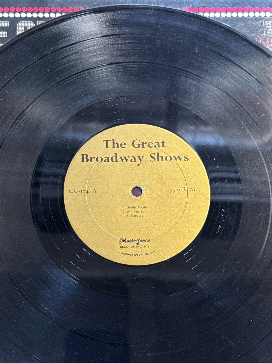 Various – The Great Broadway Shows (Masterpiece Records Inc.)