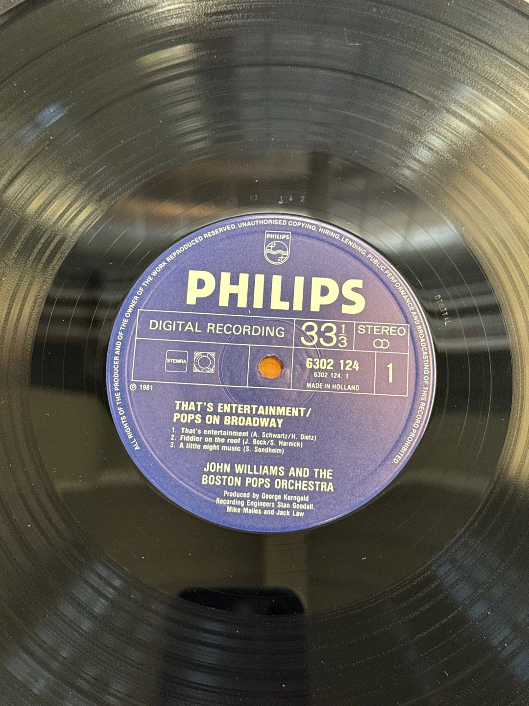 John Williams (4)|Boston Pops Orchestra – That's Entertainment / Pops On Broadway (1981, Philips)
