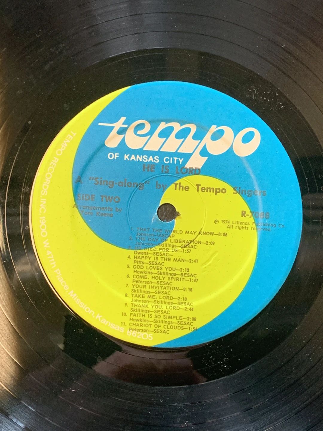 Tempo Singers, The – He Is Lord (1977, John Hall Records)