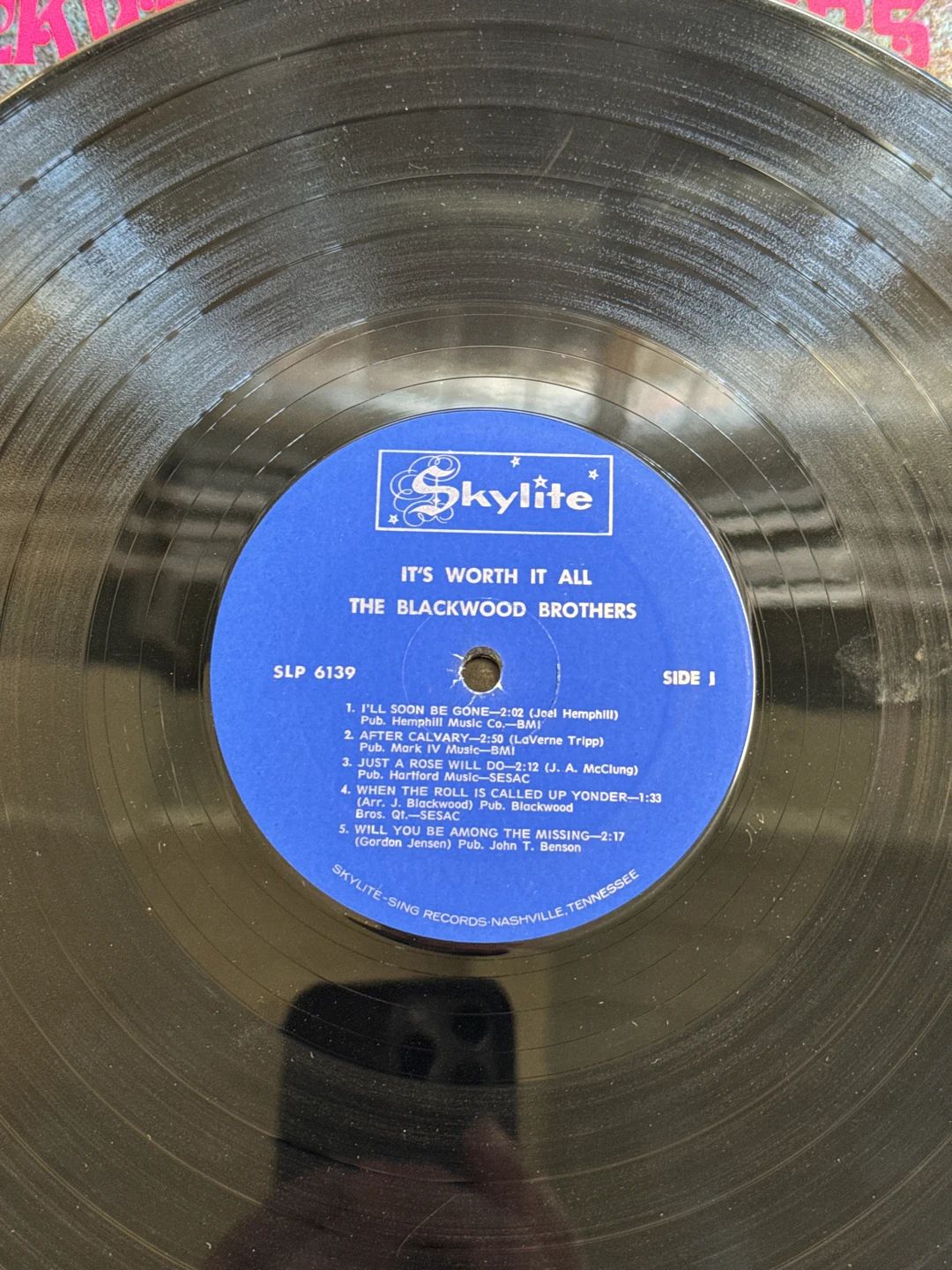 Blackwood Brothers Quartet, The – It's Worth It All (1973, Blackwood Brothers Records)