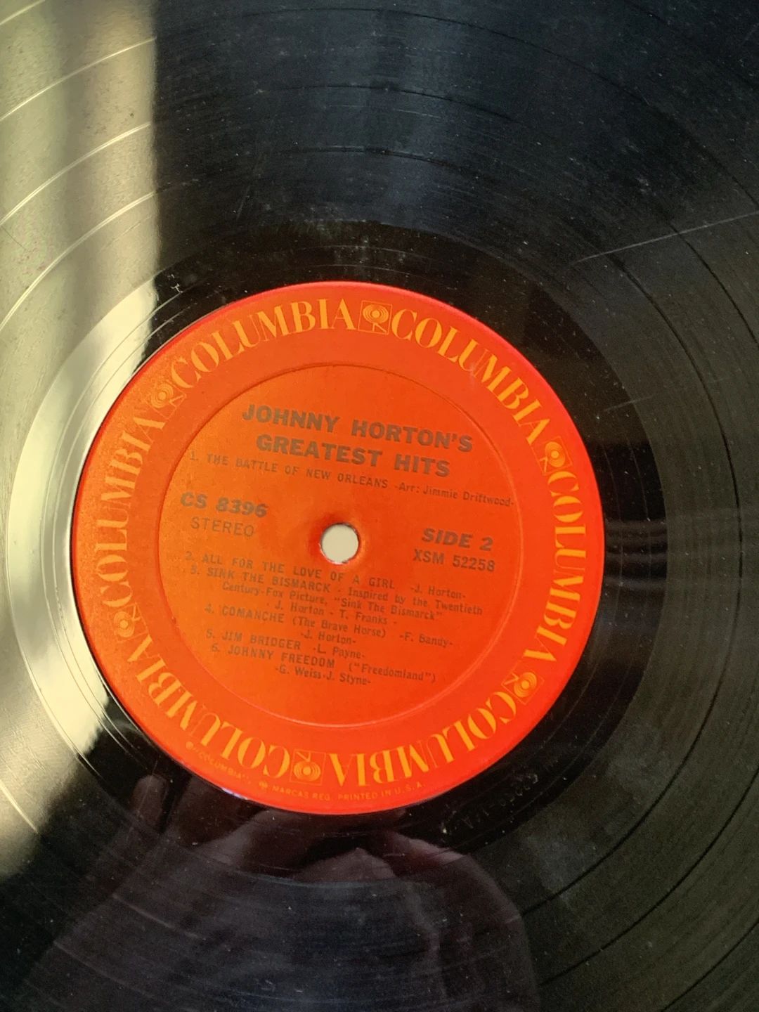 Johnny Horton – Johnny Horton's Greatest Hits (1961, Columbia)