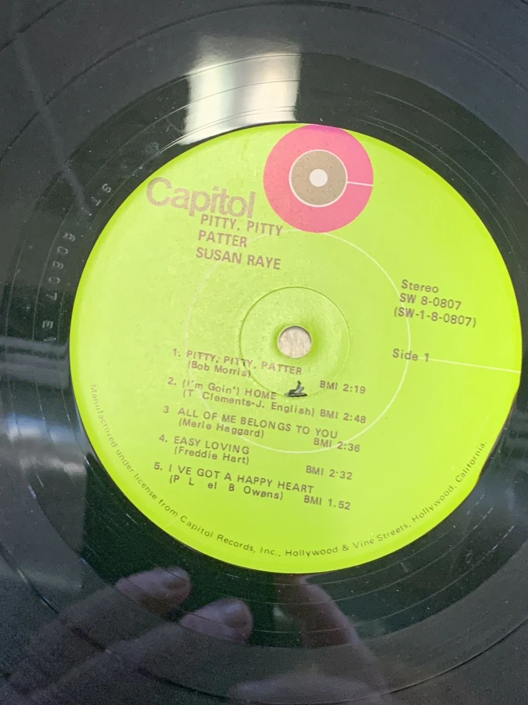 Susan Raye – Pitty, Pitty Patter (1971, Capitol Records)
