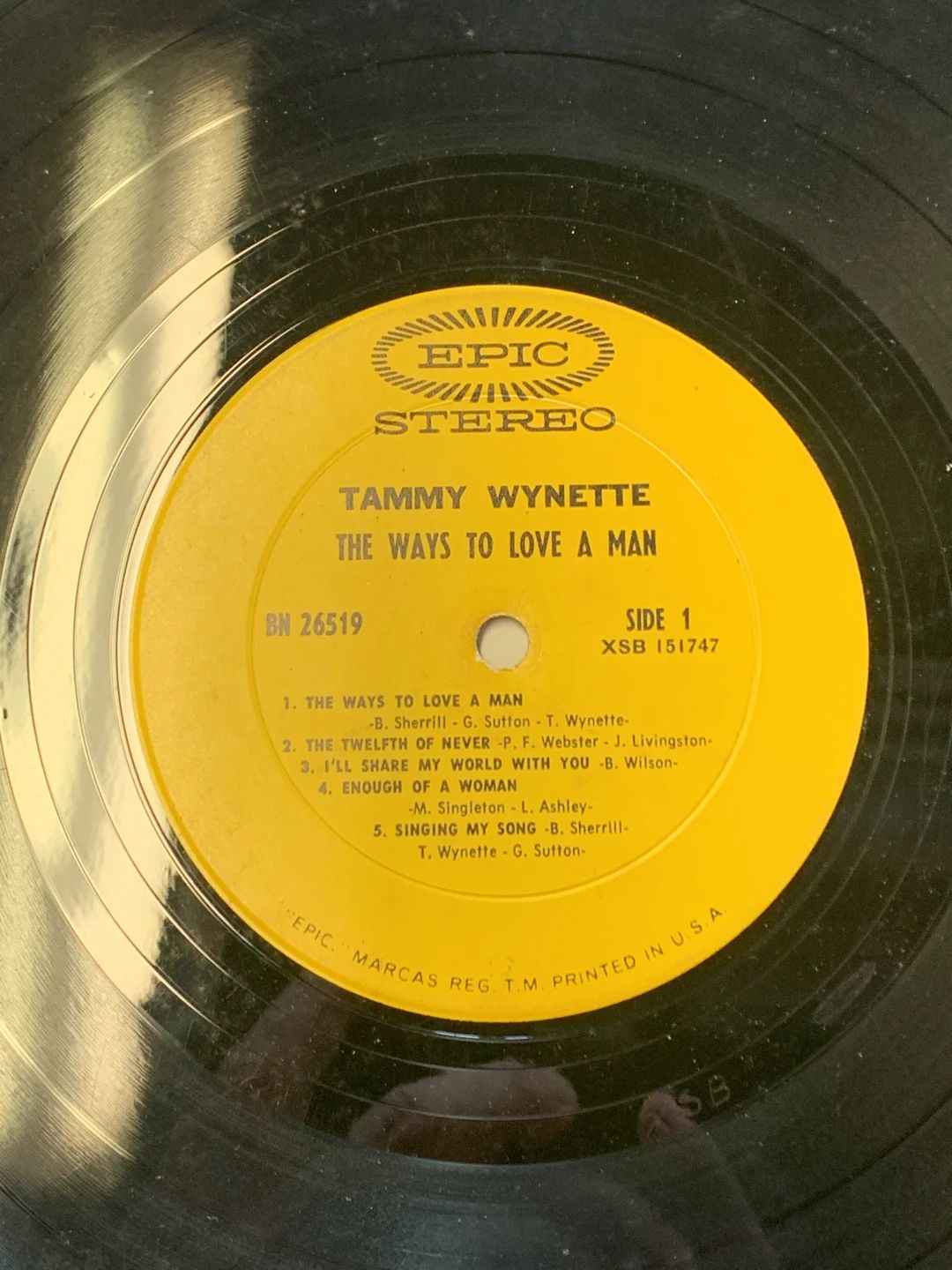 Tammy Wynette – The Ways To Love A Man (1970, Epic)