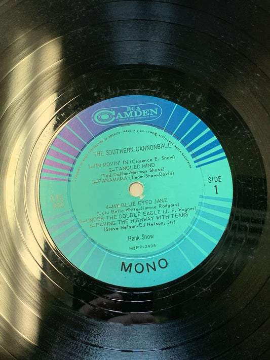 Hank Snow – The Southern Cannonball (1961, RCA Camden)