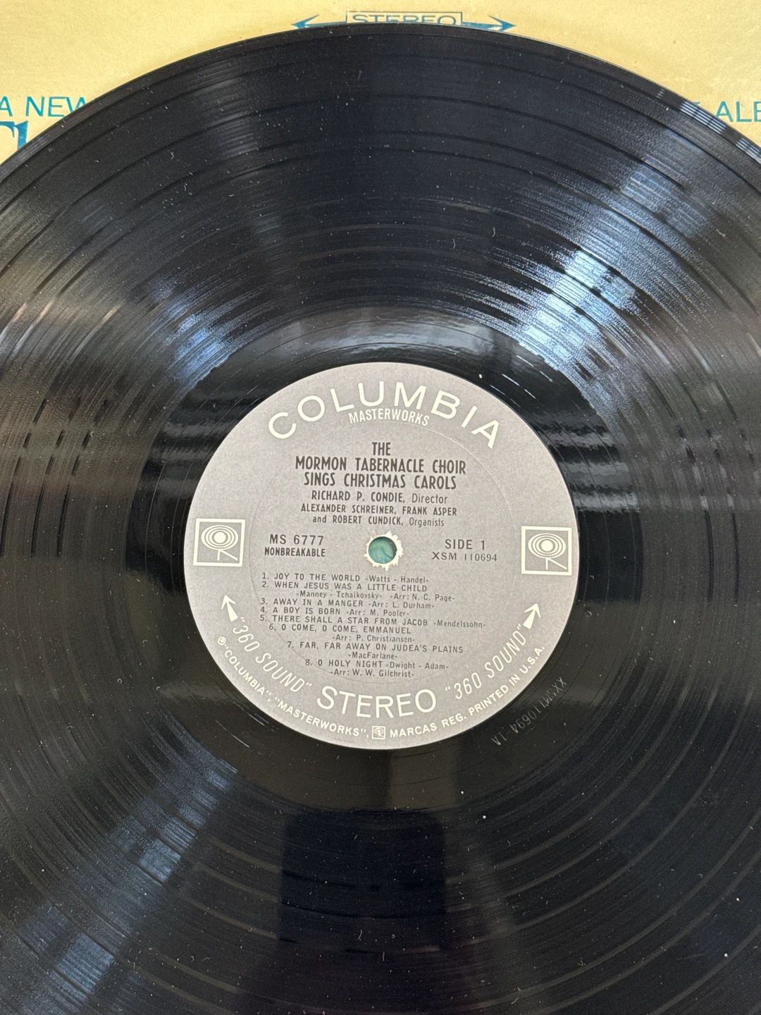 Mormon Tabernacle Choir|Richard P. Condie – Sings Christmas Carols (1957, Columbia Masterworks)