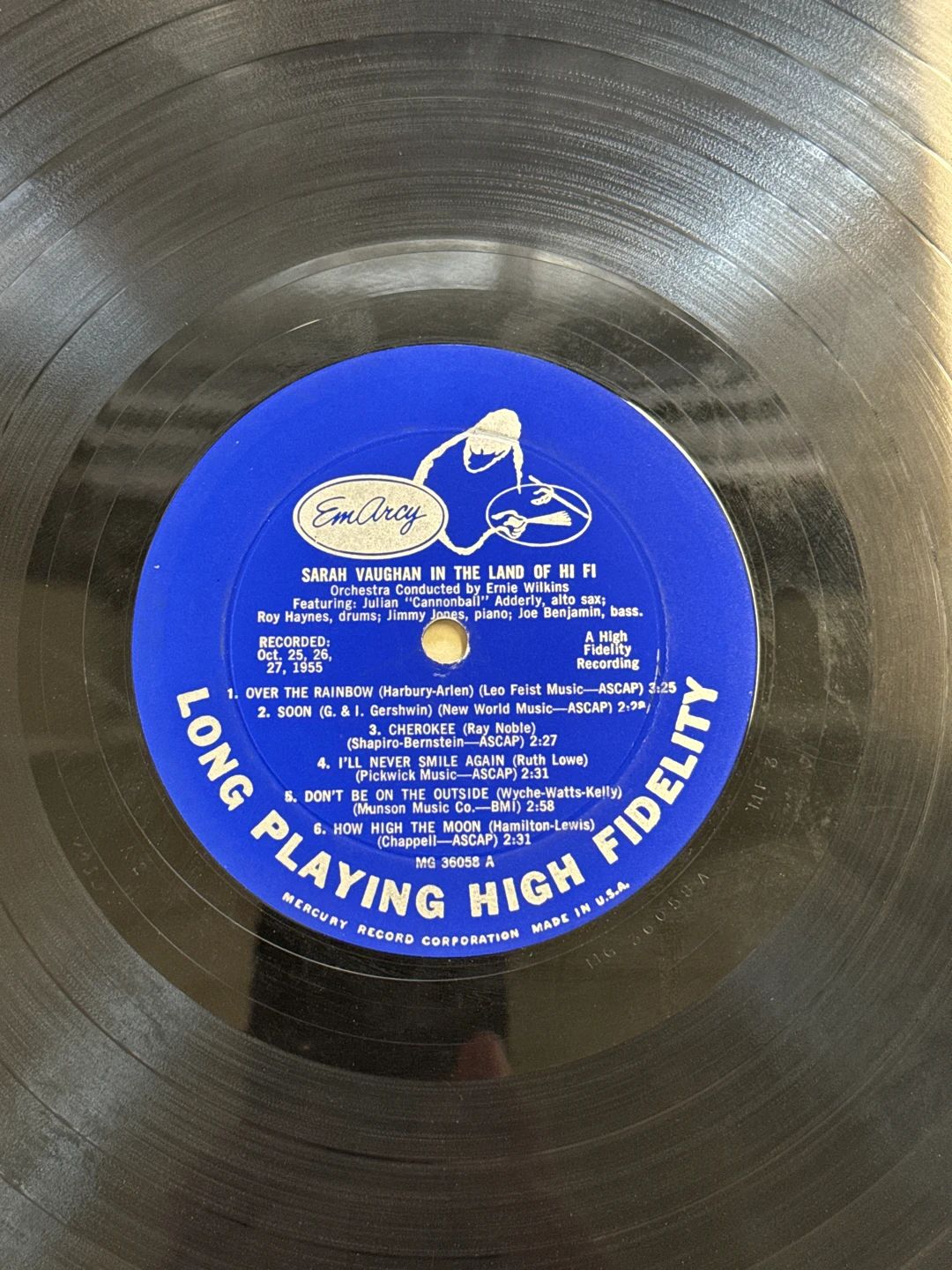 Sarah Vaughan – In The Land Of Hi-Fi (1956, EmArcy)