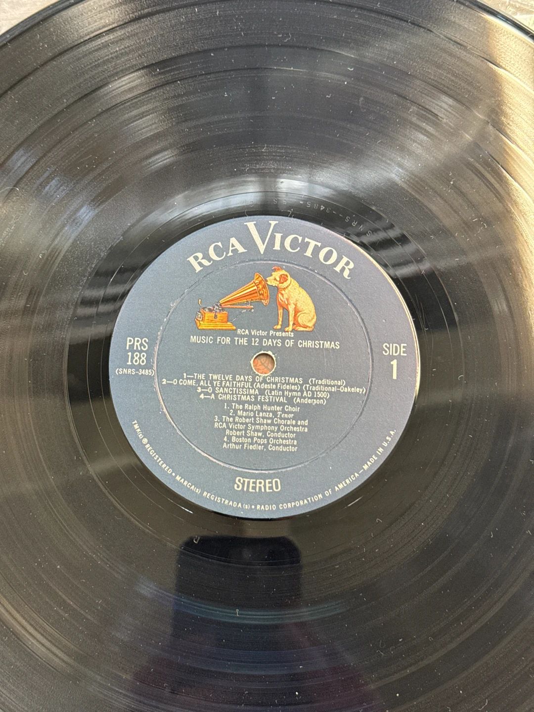 Various – RCA Victor Presents Music For The Twelve Days Of Christmas (1965, RCA Victor)