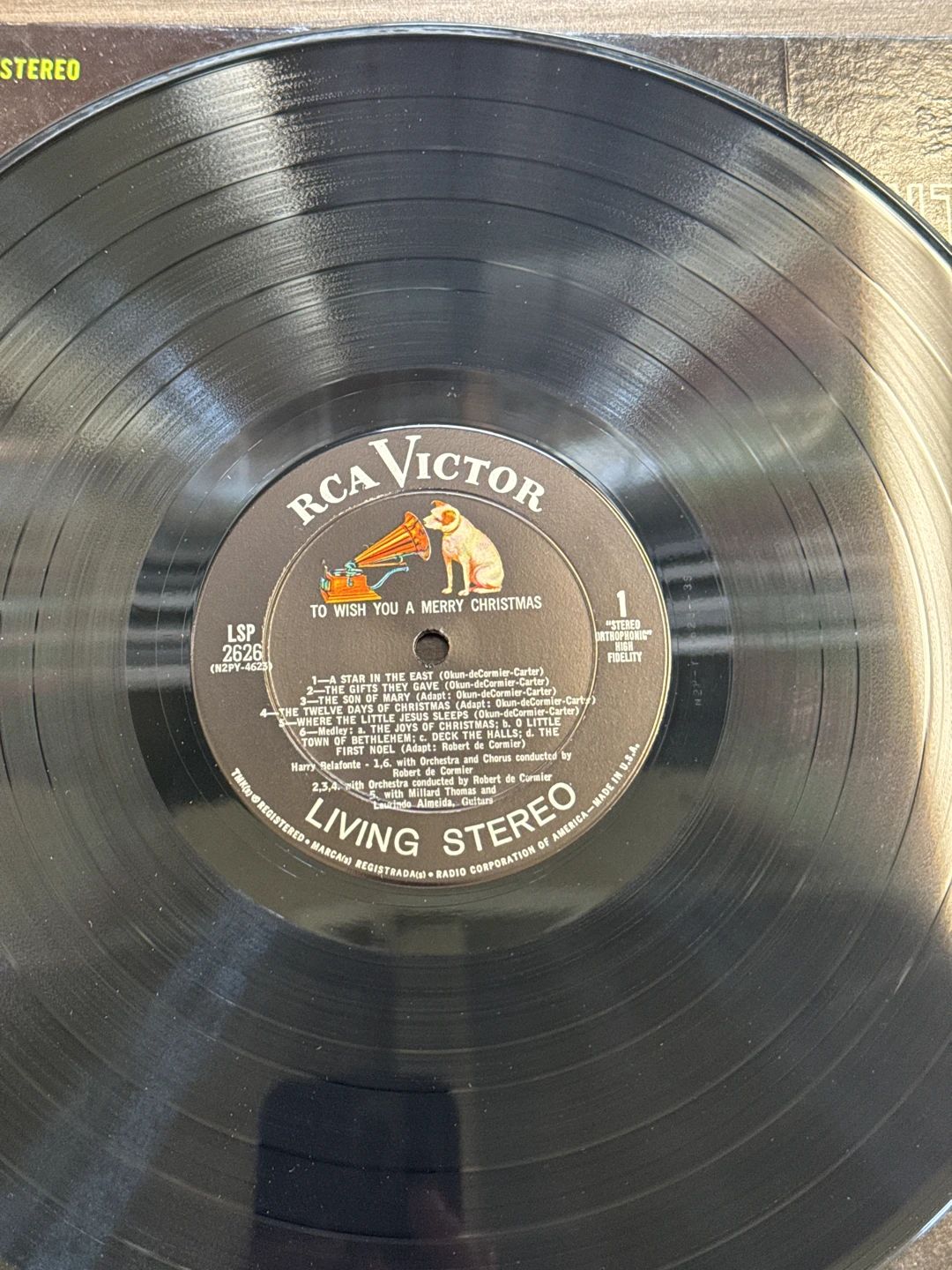 Harry Belafonte – To Wish You A Merry Christmas (RCA Victor)