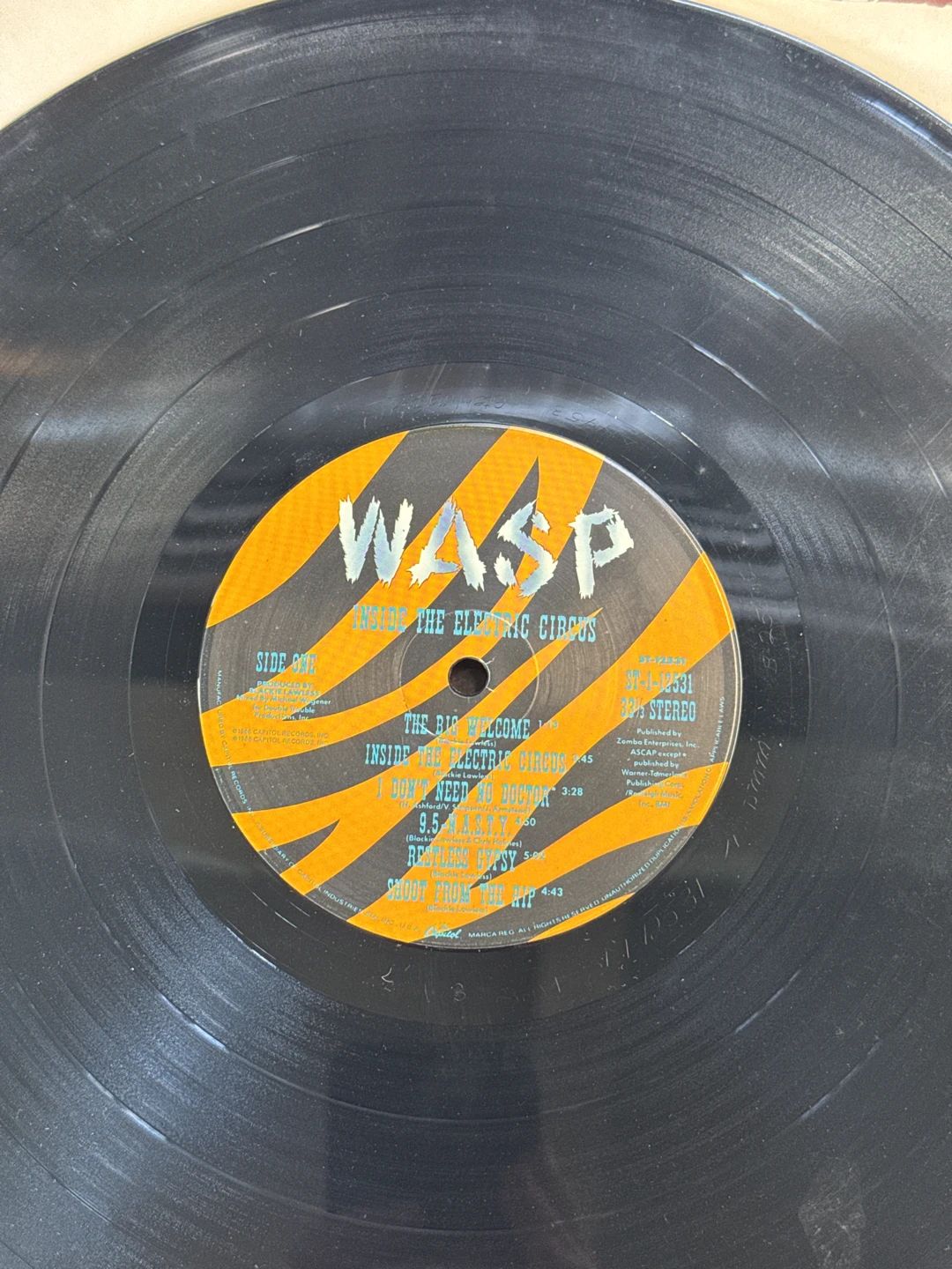 W.A.S.P. – Inside The Electric Circus (1986, Capitol Records)