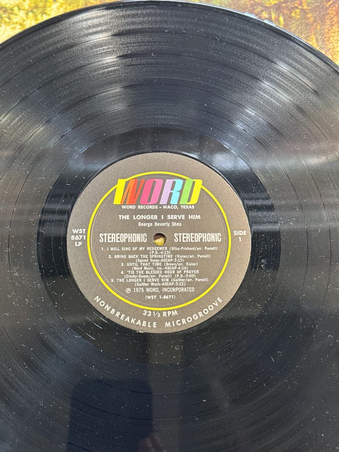 George Beverly Shea – The Longer I Serve Him (1975, Word)