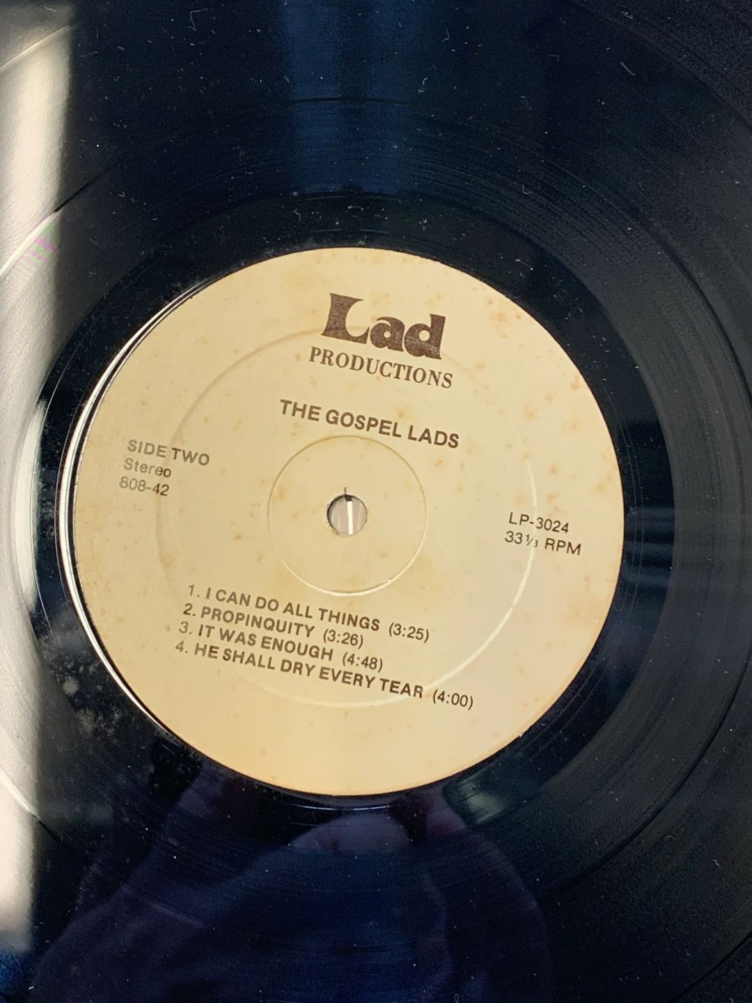 Gospel Lads, The – Soar With The Lads (Lad Productions)