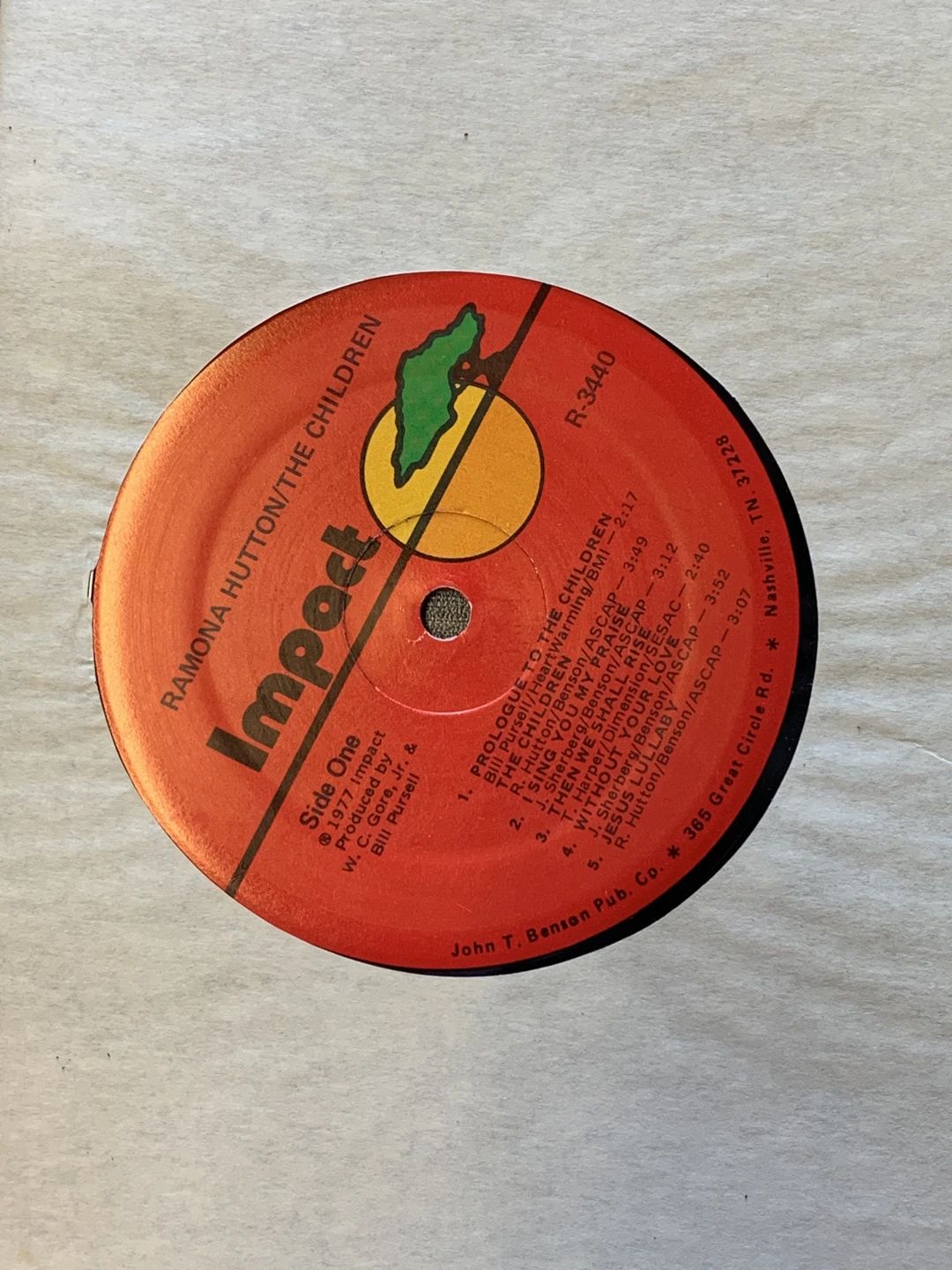 Ramona Hutton – The Children (1977, Impact (7))