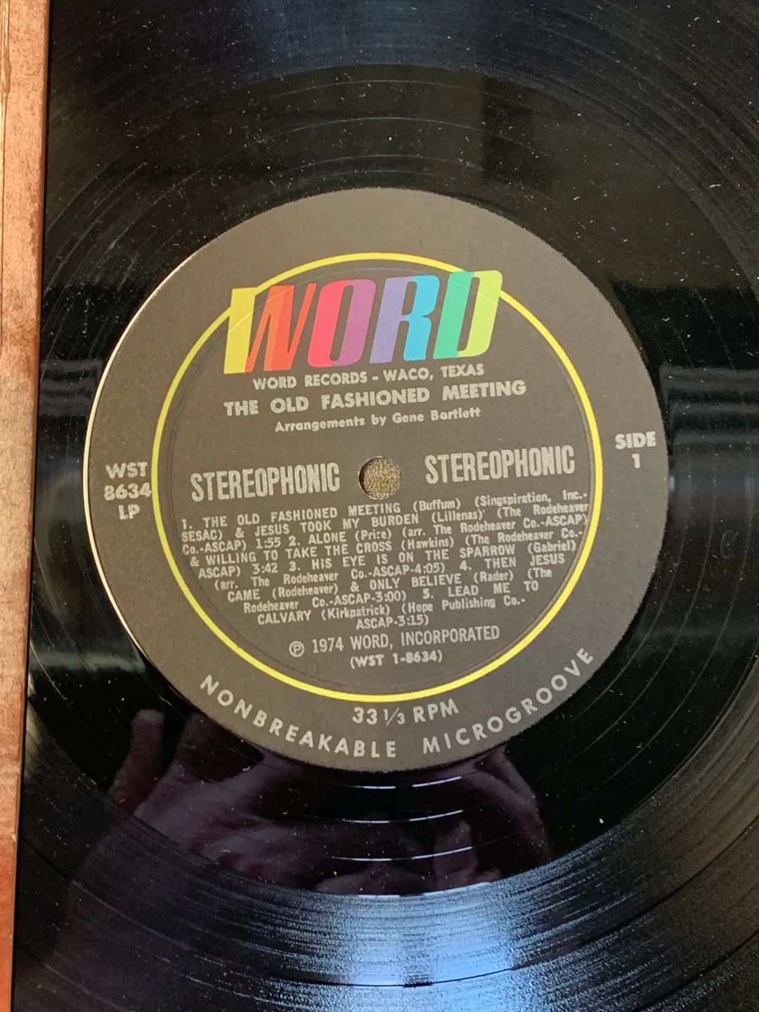 Young Church Singers, The – The Old Fashioned Meeting (1974, Word)