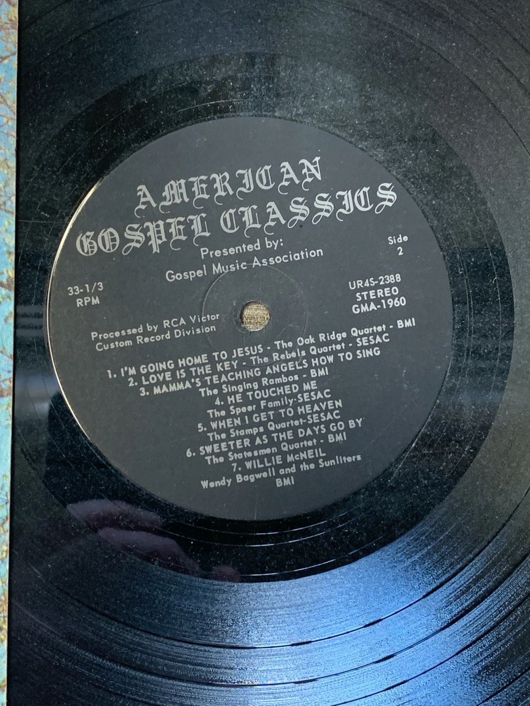 Various – America's Gospel Classics (1968, Canaan Records)
