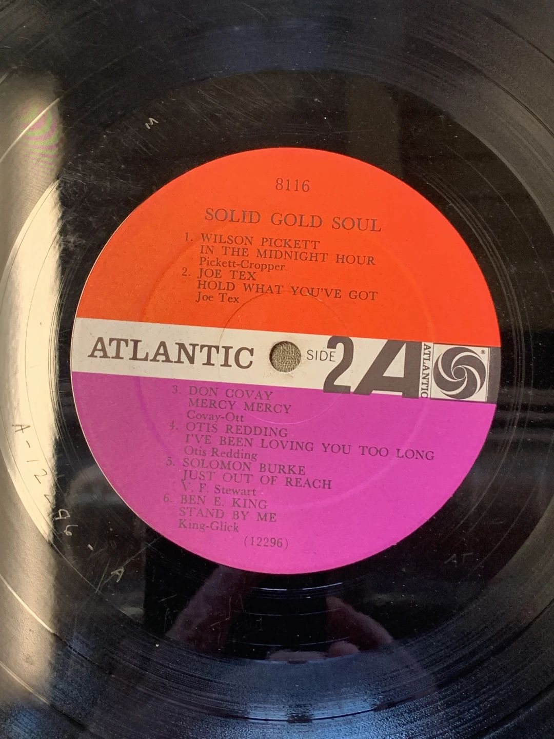 Various – Solid Gold Soul (America's Great Soul Singers) (1966, Atlantic)