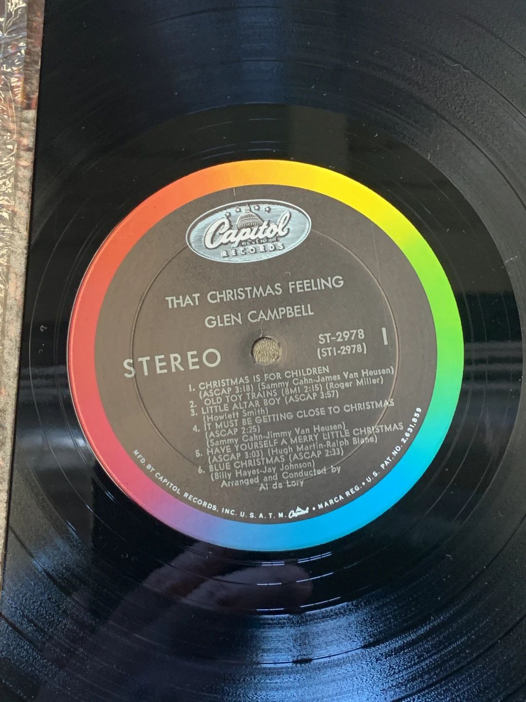 Glen Campbell – That Christmas Feeling (1968, Capitol Records)