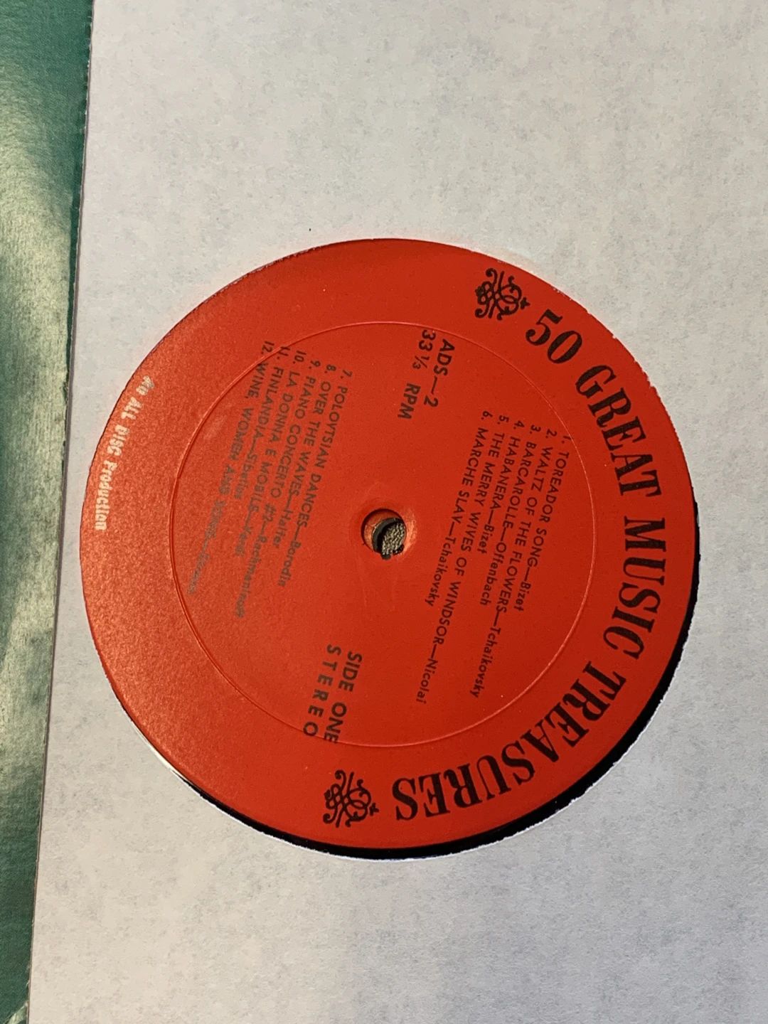 Various – 50 Great Music Treasuries (1969, Columbia Musical Treasuries)