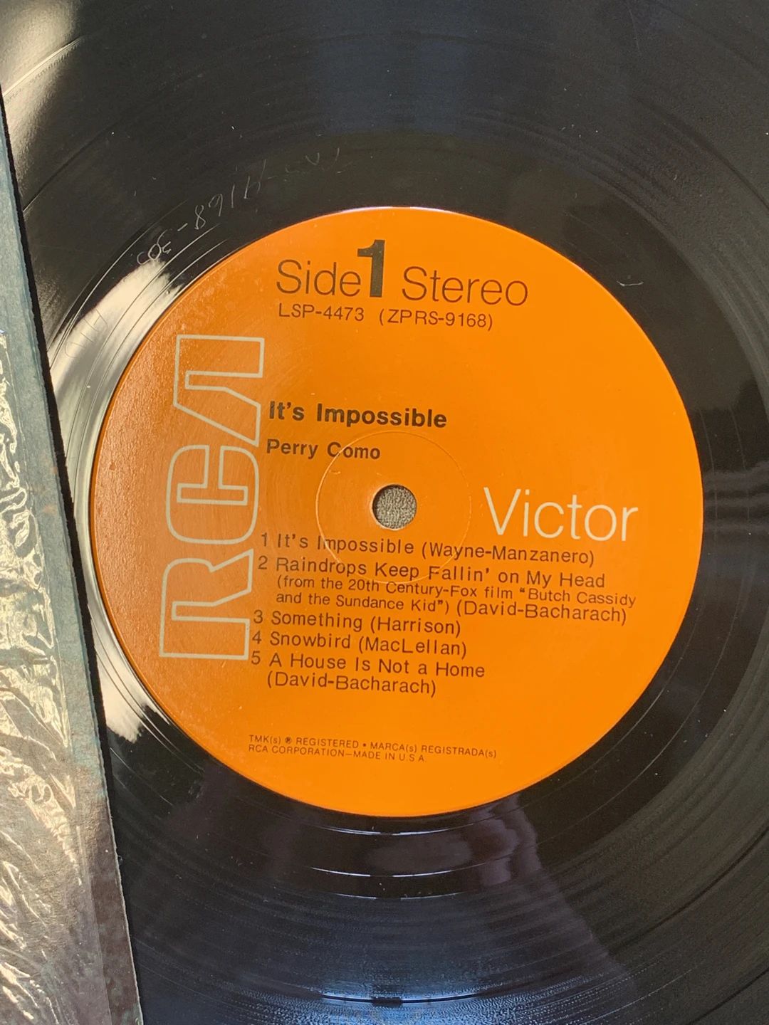 Perry Como – It's Impossible (1970, RCA Victor)