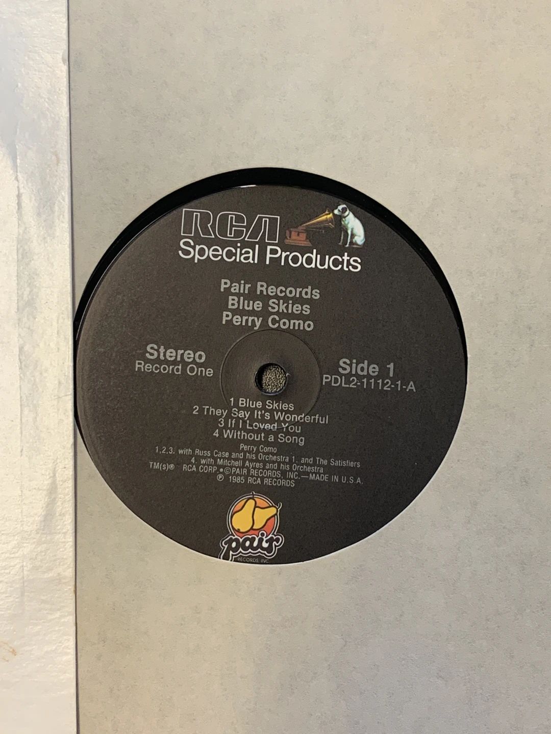 Perry Como – Blue Skies (1981, RCA Victor)