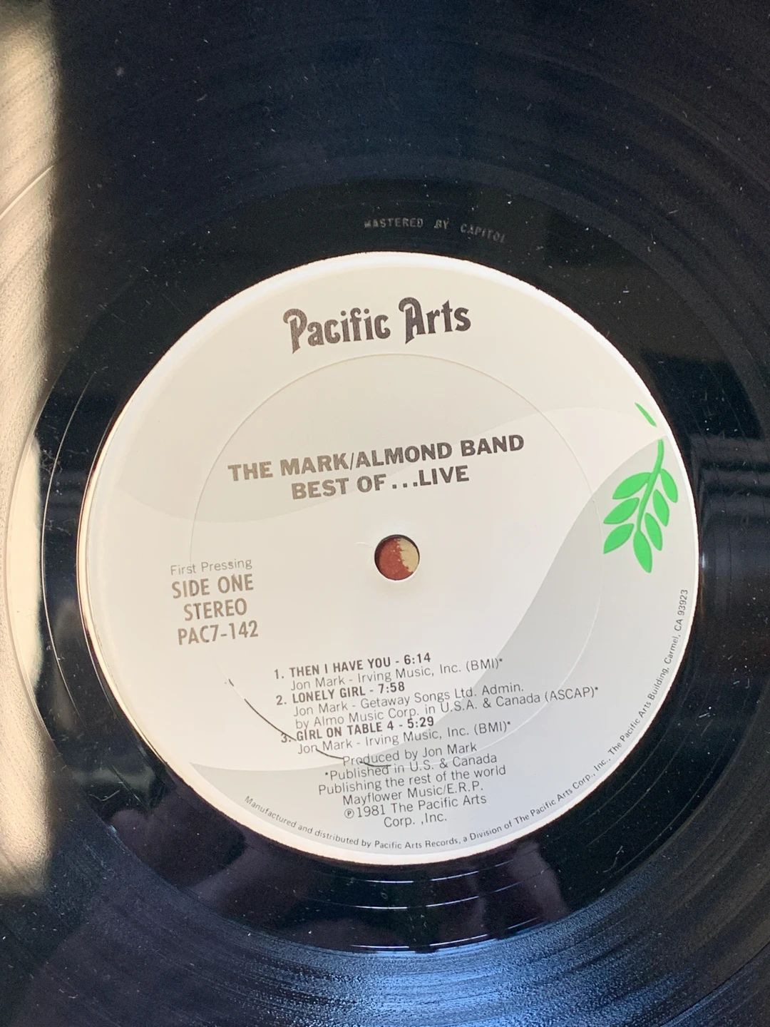 Mark-Almond – Best Of ... Live (1981, Pacific Arts)