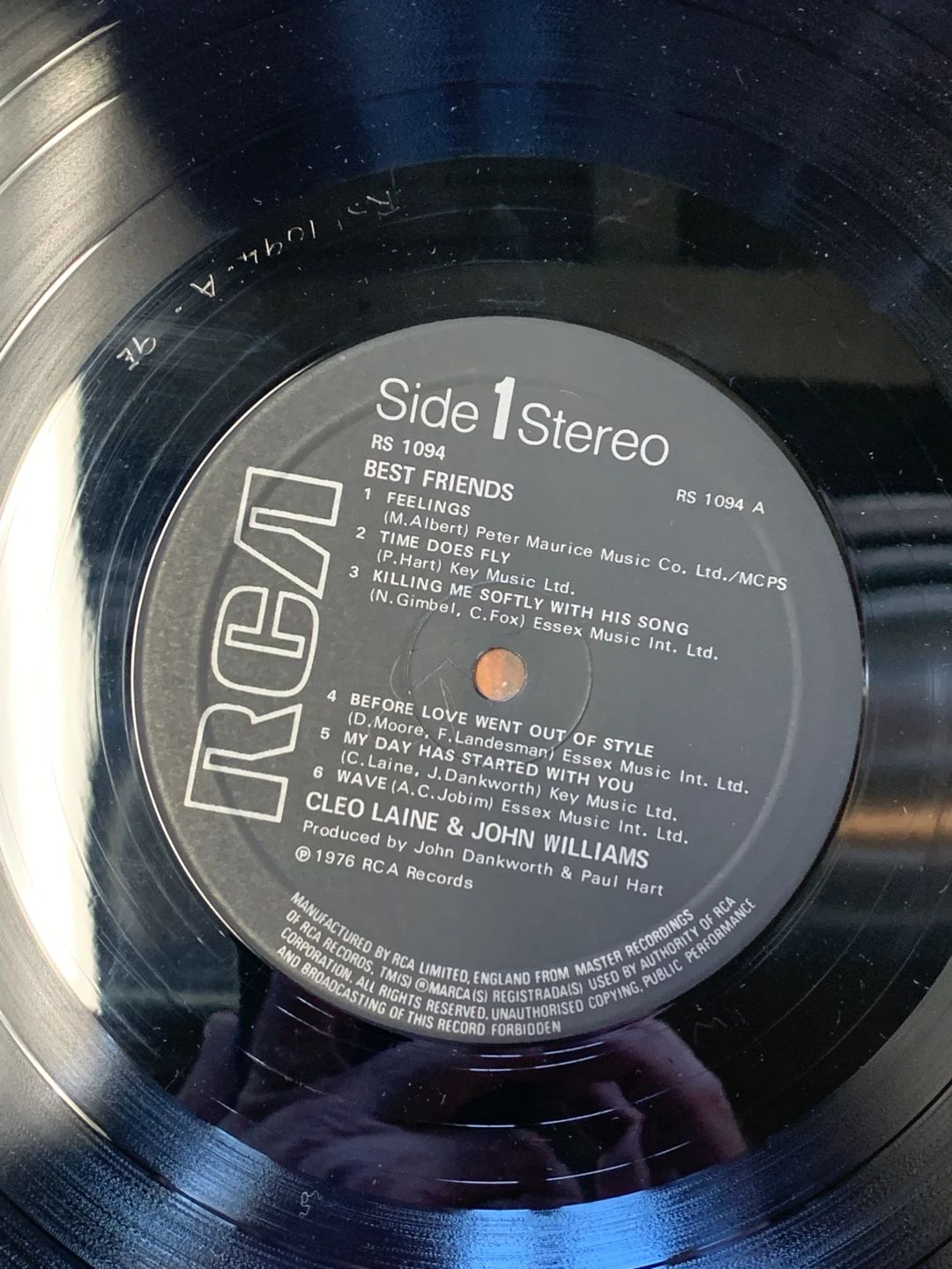 Cleo Laine|John Williams (7) – Best Friends (1976, RCA Victor)