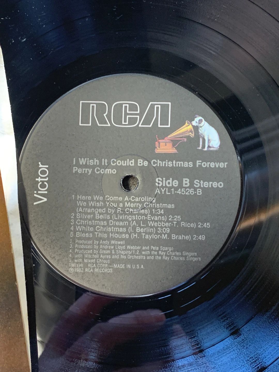 Perry Como – I Wish It Could Be Christmas Forever (1982, RCA)