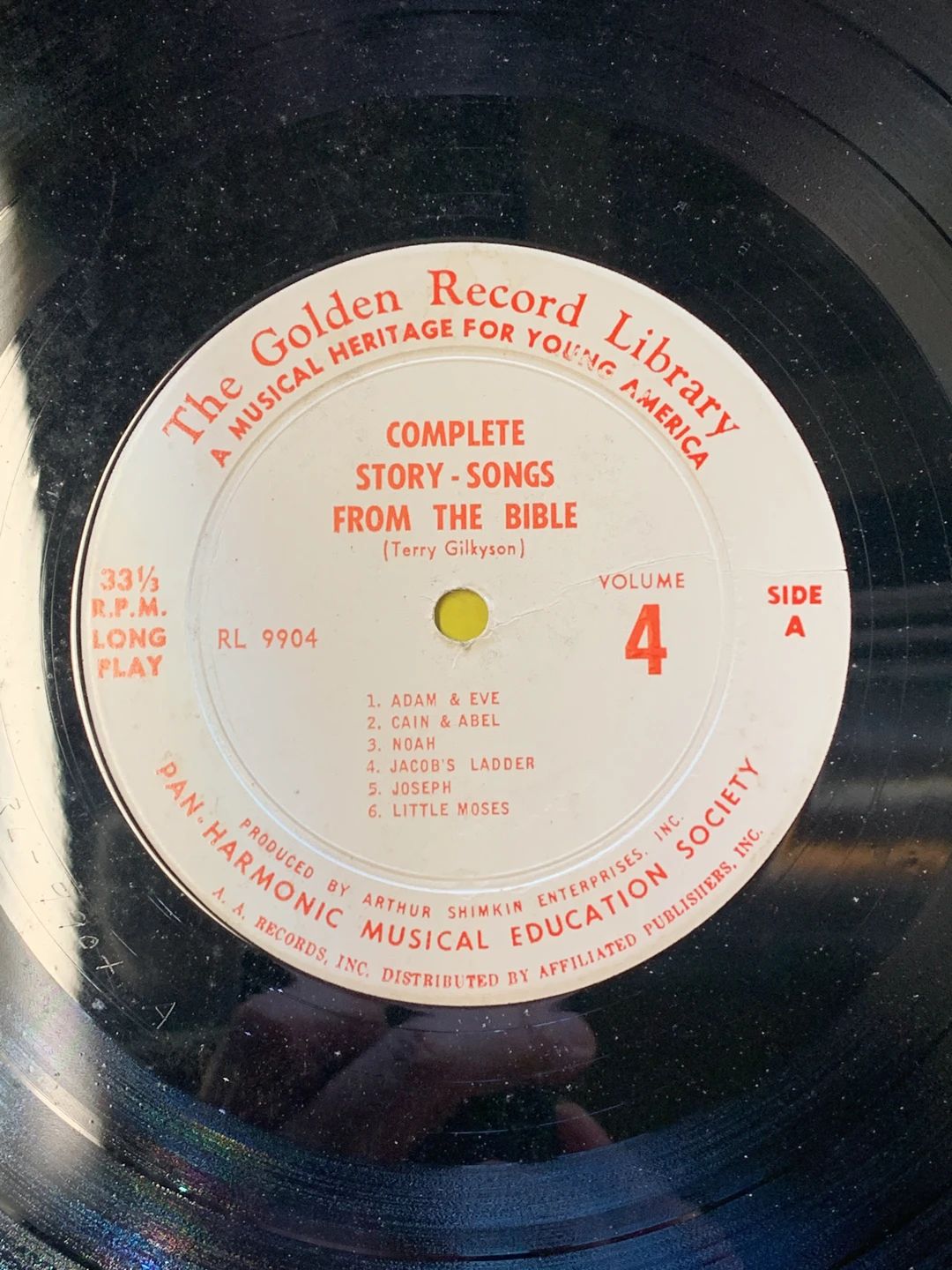 Terry Gilkyson – Complete Story-Songs From The Bible (1959, The Golden Record Library)