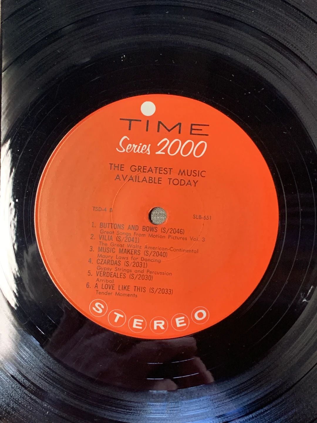 Various – The Greatest Music Available Today (Time Records (3))