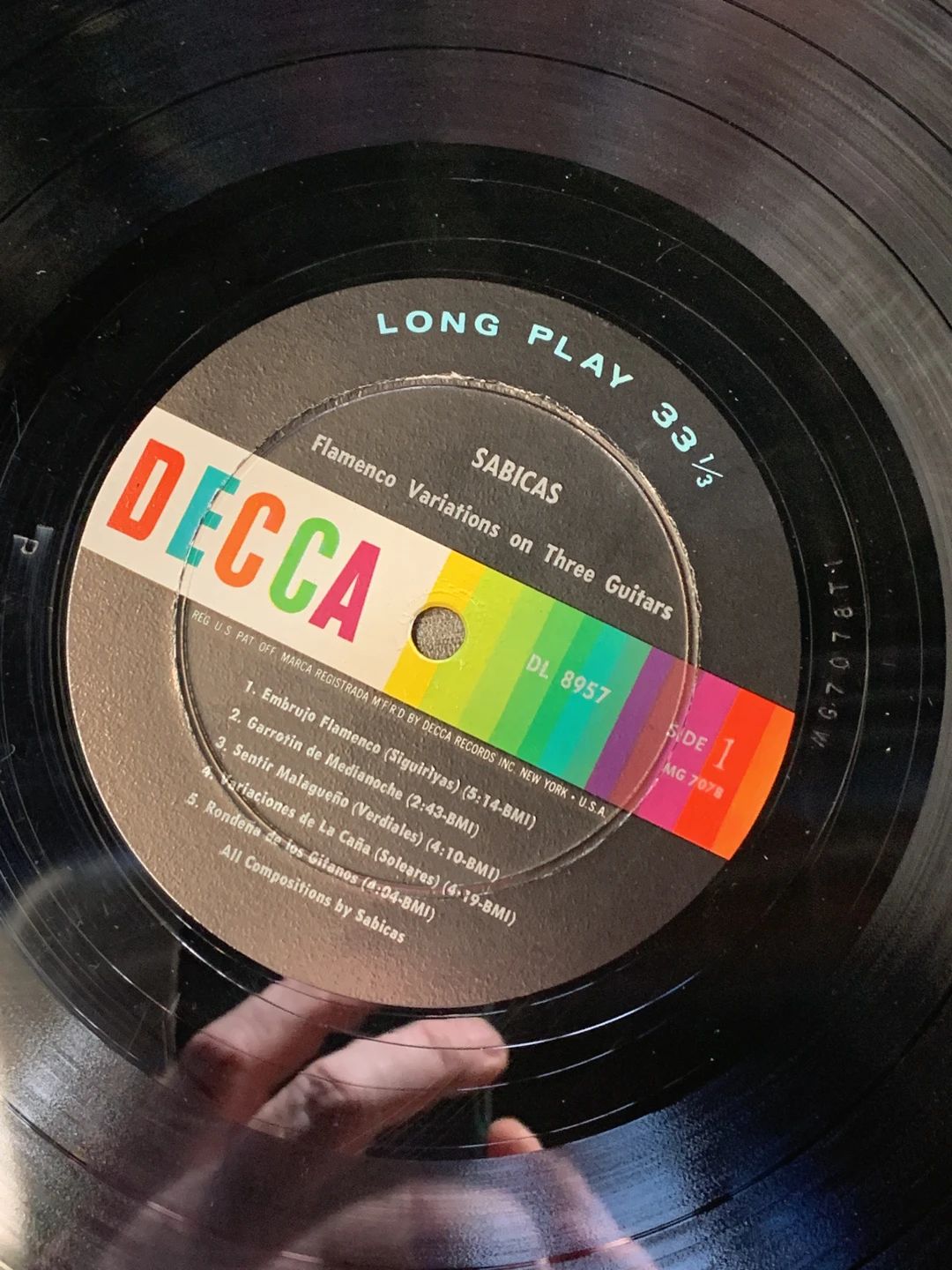 Sabicas – Flamenco Variations On Three Guitars (1963, Decca)