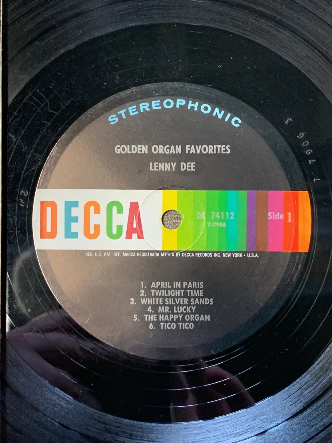 Lenny Dee (2) – Golden Organ Favorites (Decca)