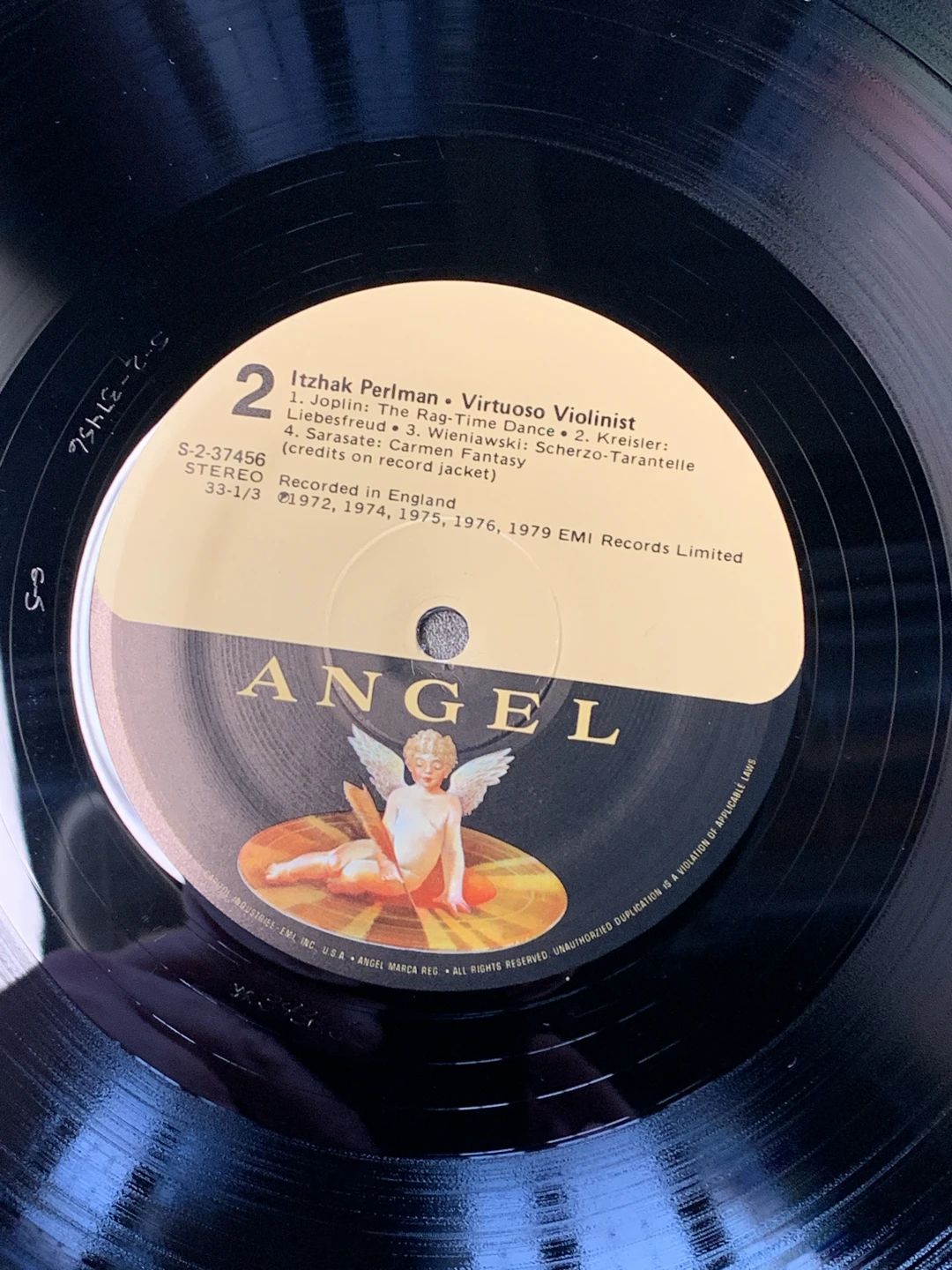 Itzhak Perlman – Virtuoso Violinist (1979, Angel Records)