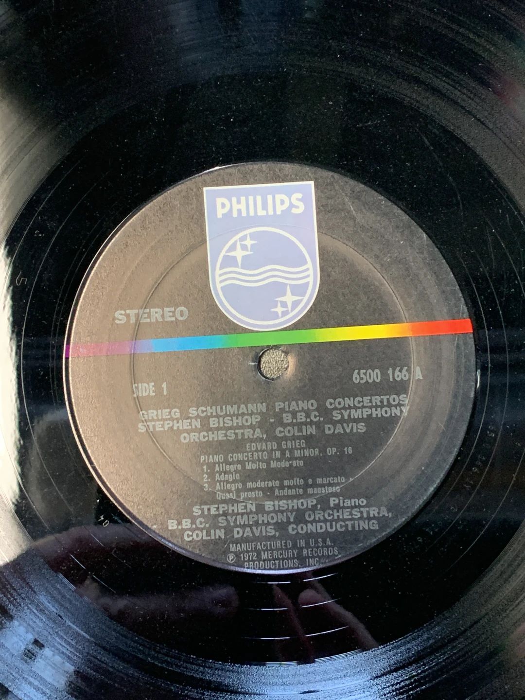 Edvard Grieg|Robert Schumann|Stephen Bishop (3)|BBC Symphony Orchestra|Sir Colin Davis – Piano Concertos (1971, Philips)