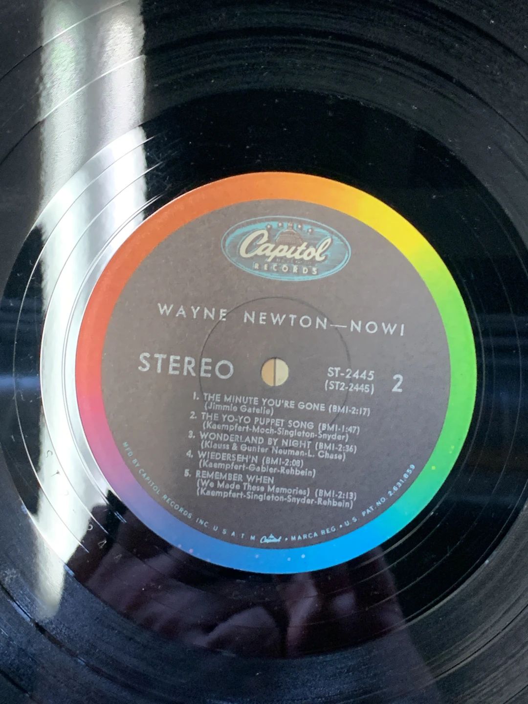 Wayne Newton – Now! (1967, Capitol Records)