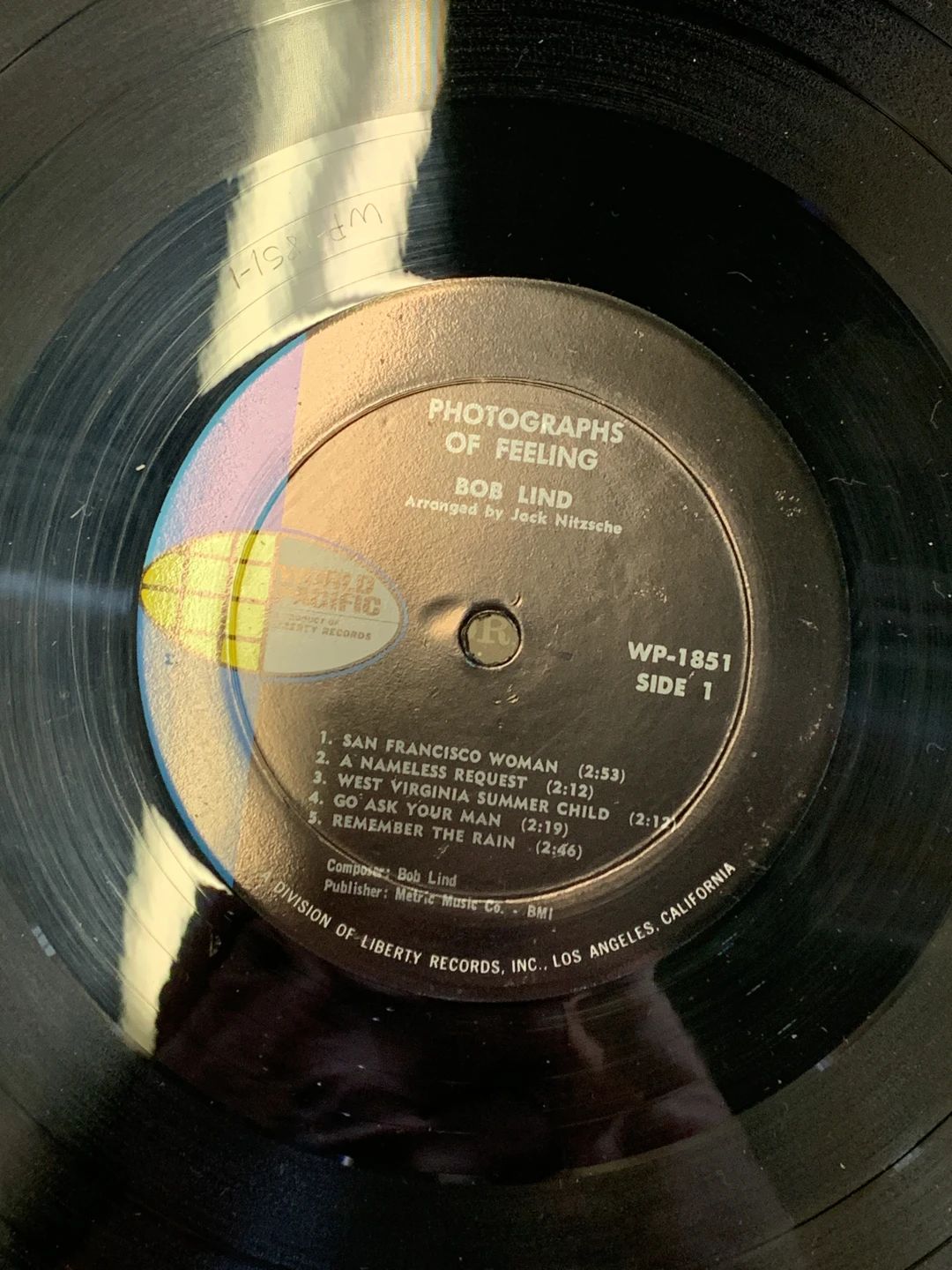 Bob Lind – Photographs Of Feeling (1966, World Pacific Records)