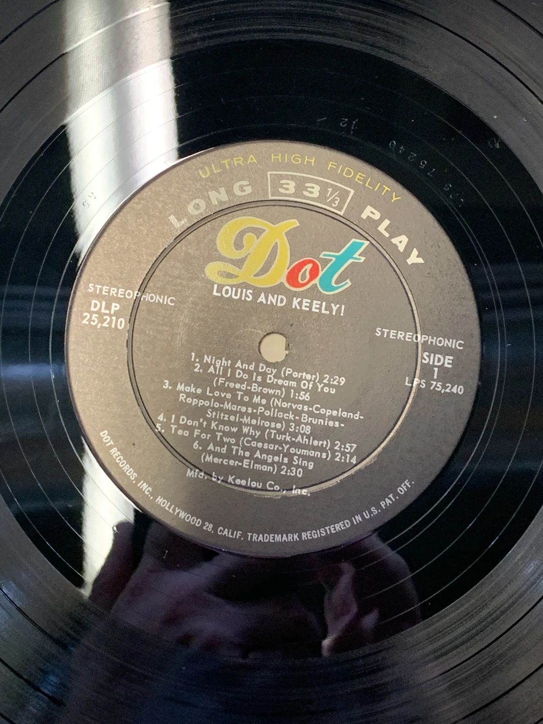 Louis Prima & Keely Smith – Louis And Keely! (1959, Dot Records)